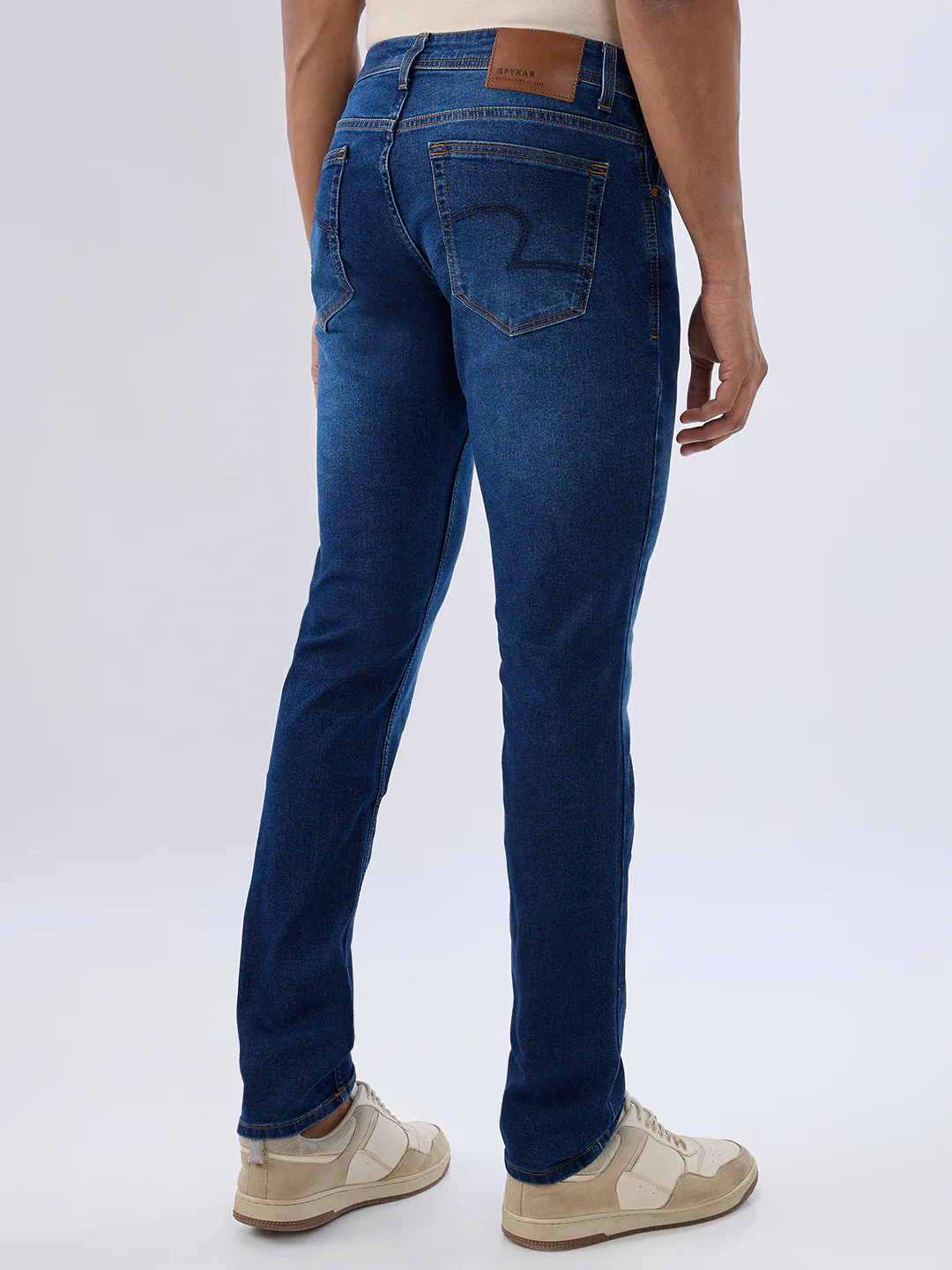 Men Ricardo Jeans Comfort Fit Blue Mid Rise - Image 4