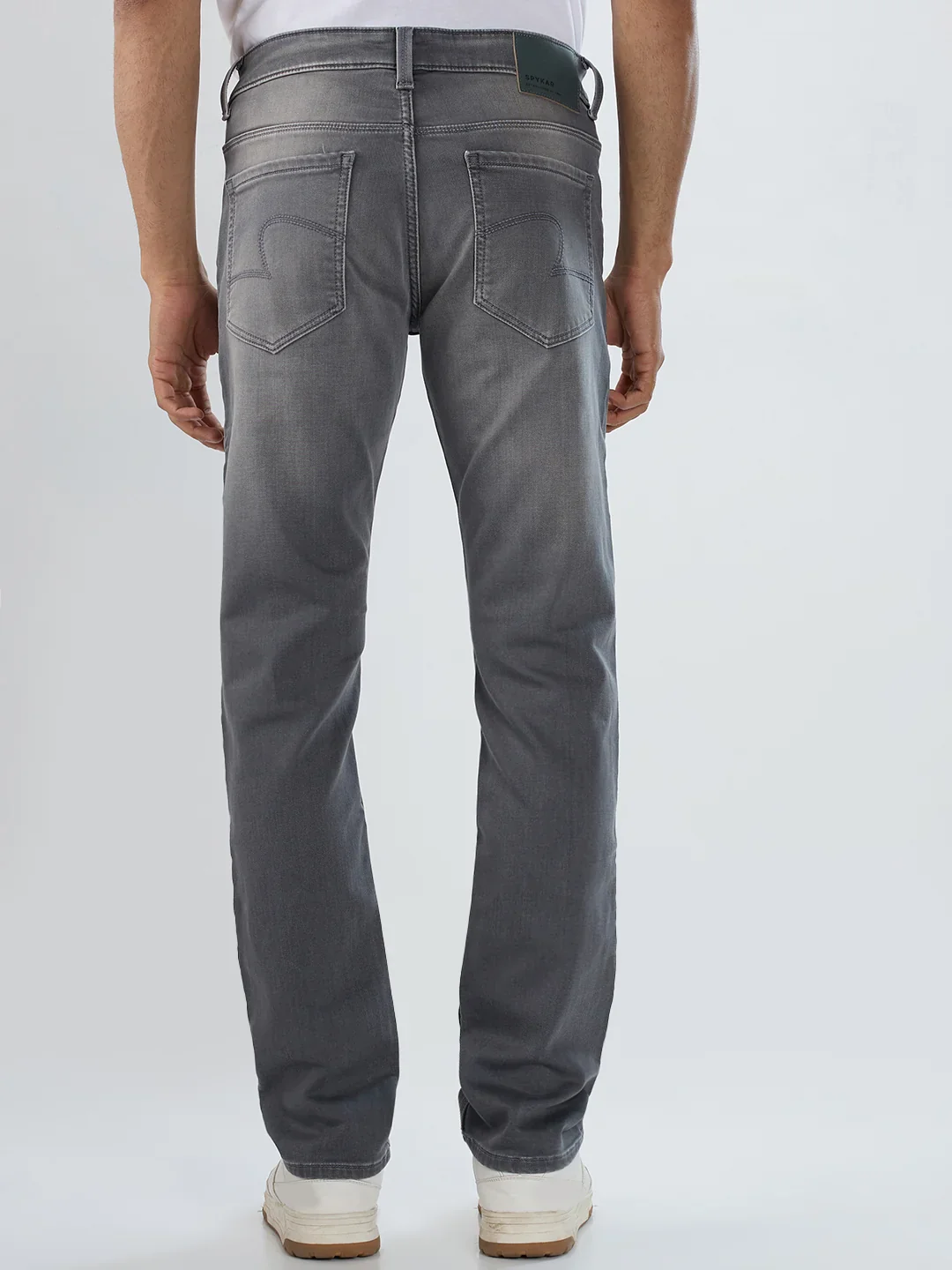 Men Rover Jeans Regular Fit Grey Mid Rise - Image 5