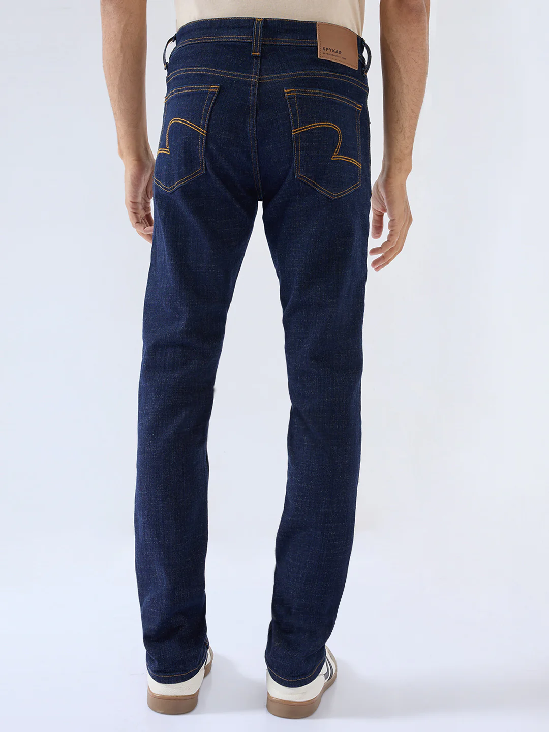 Men Rover Jeans Regular Fit Blue Mid Rise - Image 5