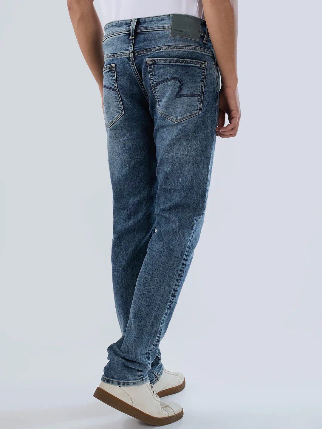Men Rover Jeans Regular Fit Grey Mid Rise - Image 6
