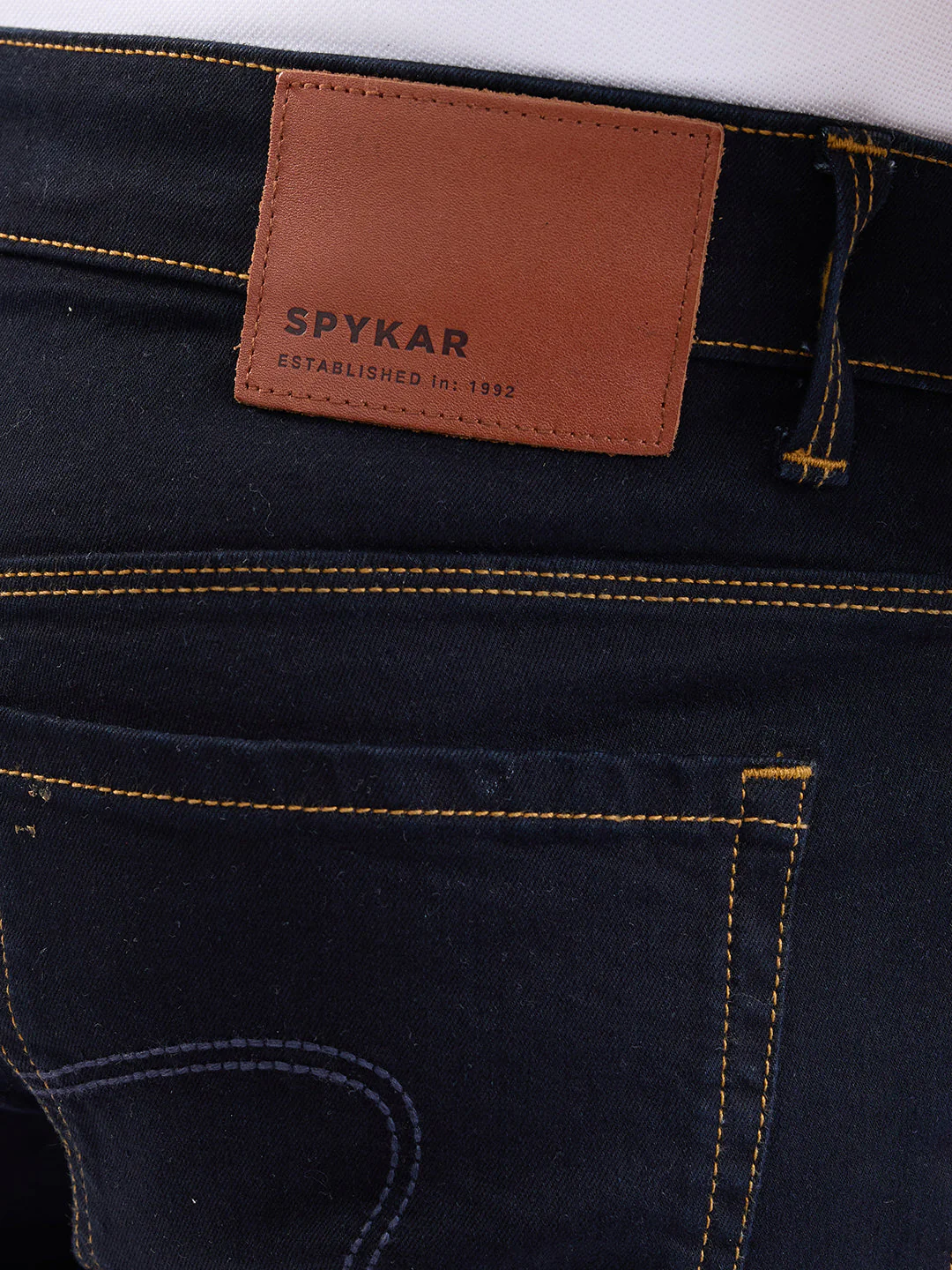 Men Jeans Regular Fit Blue Mid Rise - Image 8