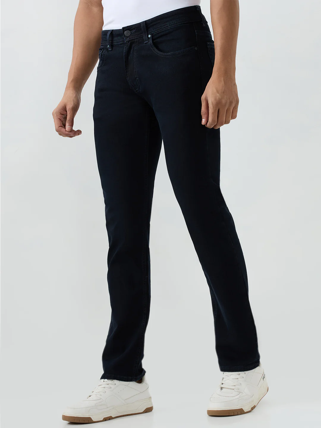 Men Rover Jeans Regular Fit Indigo Mid Rise - Image 3