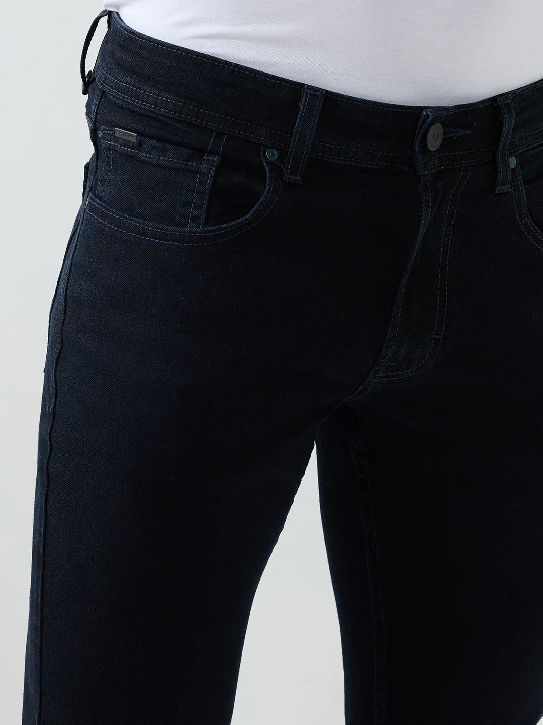 Men Rover Jeans Regular Fit Indigo Mid Rise - Image 6