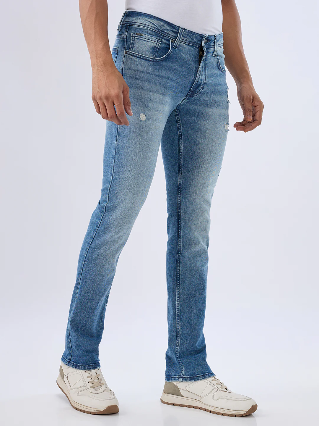 Men Rover Jeans Regular Fit Blue Mid Rise - Image 2