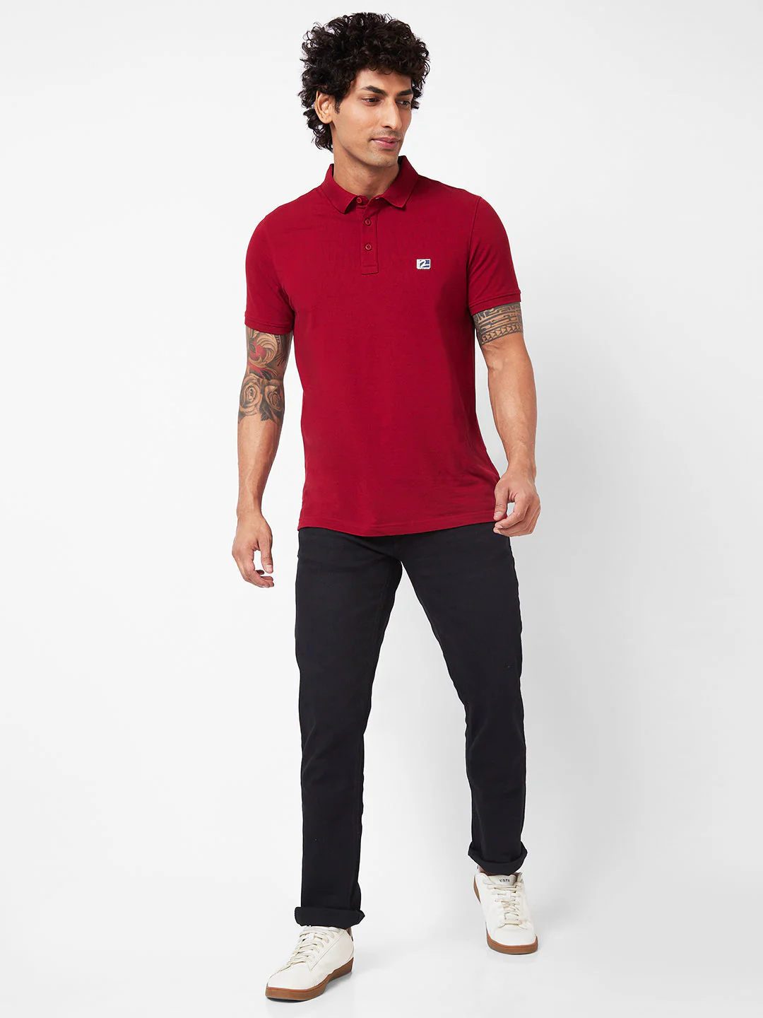 Men Rover Jeans Regular Fit Carbon Black Mid Rise