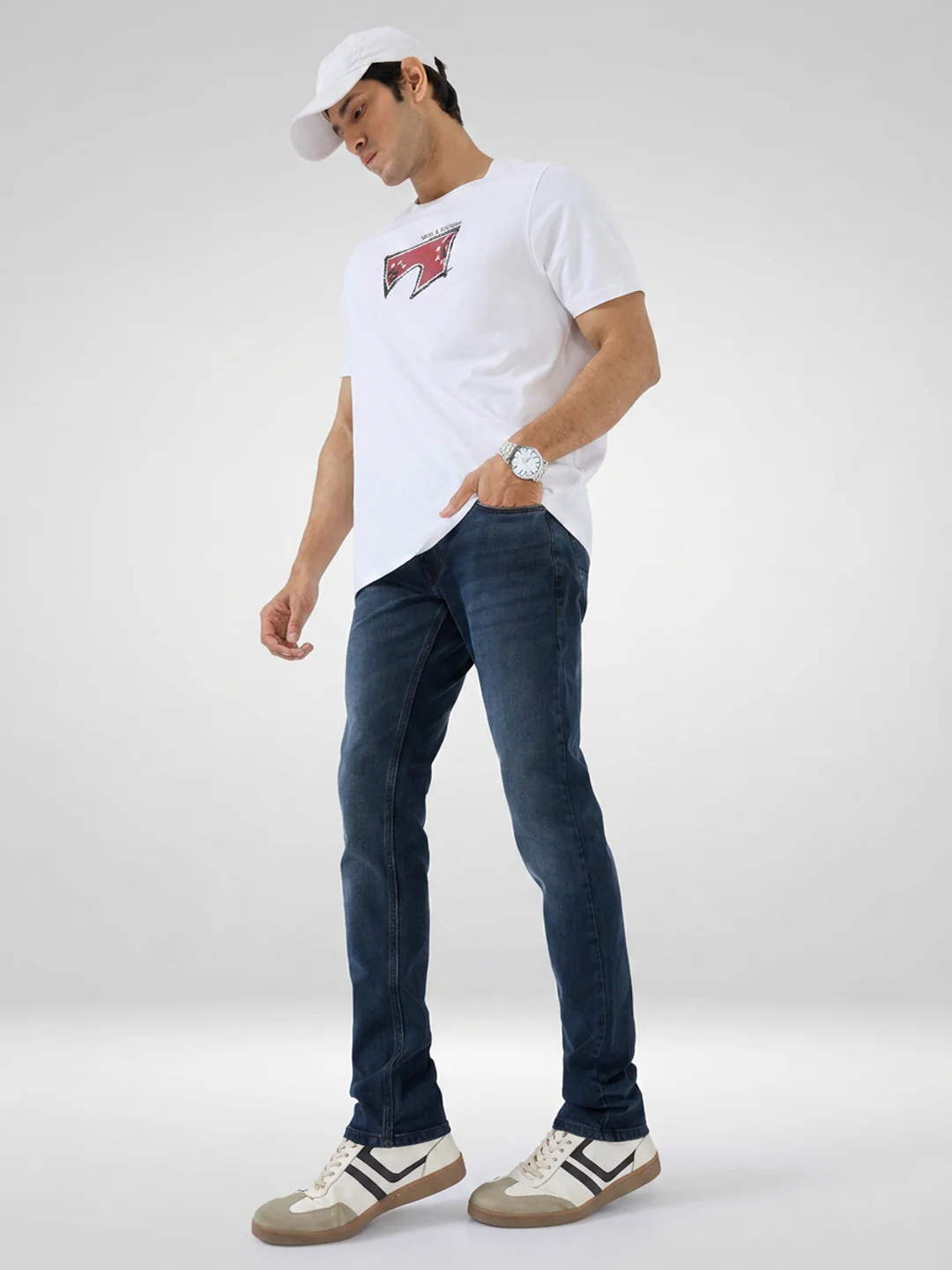 Men Nico Jeans Skinny Fit Black Low Rise