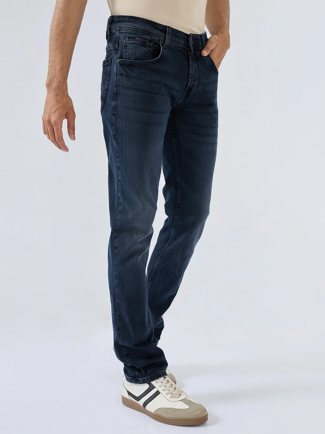 Men Nico Jeans Skinny Fit Black Low Rise - Image 3