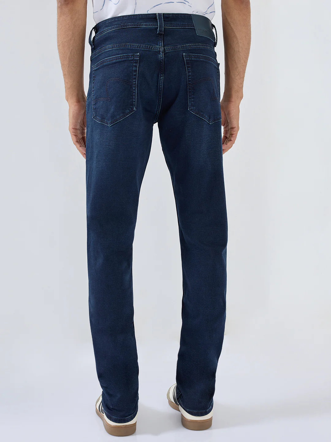 Men Nico Jeans Skinny Fit Dark Blue Low Rise - Image 5