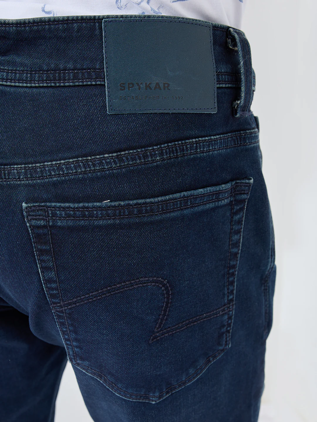 Men Nico Jeans Skinny Fit Dark Blue Low Rise - Image 7