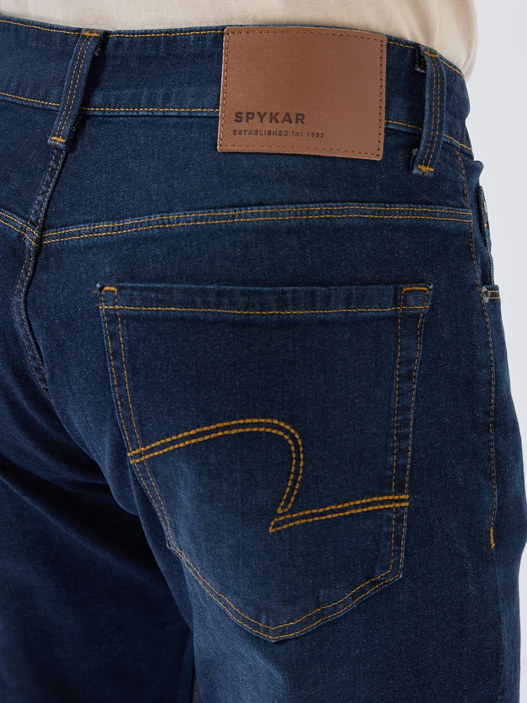 Men Nico Jeans Skinny Fit Dark Blue Low Rise - Image 7