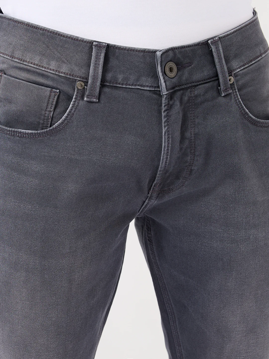 Men Nico Jeans Skinny Fit Dark Grey Low Rise - Image 6