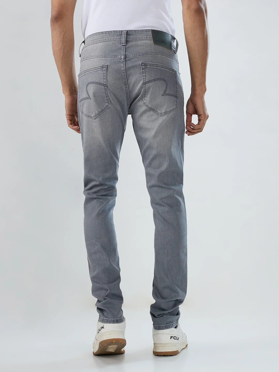 Men Nico Jeans Skinny Fit Grey Low Rise - Image 5