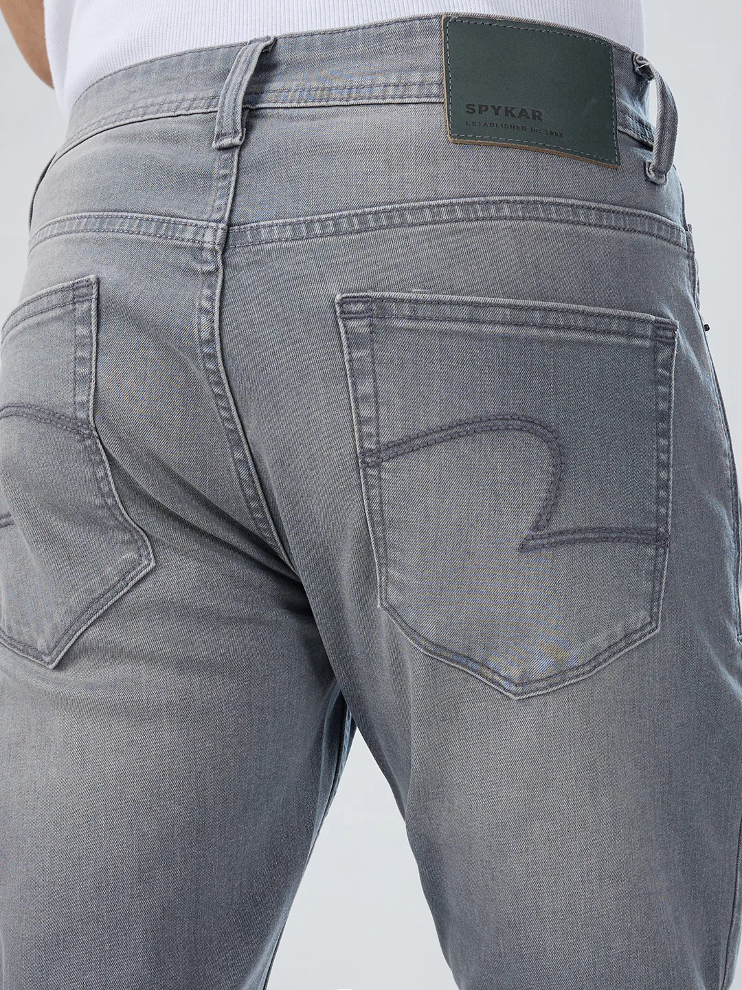 Men Nico Jeans Skinny Fit Grey Low Rise - Image 7