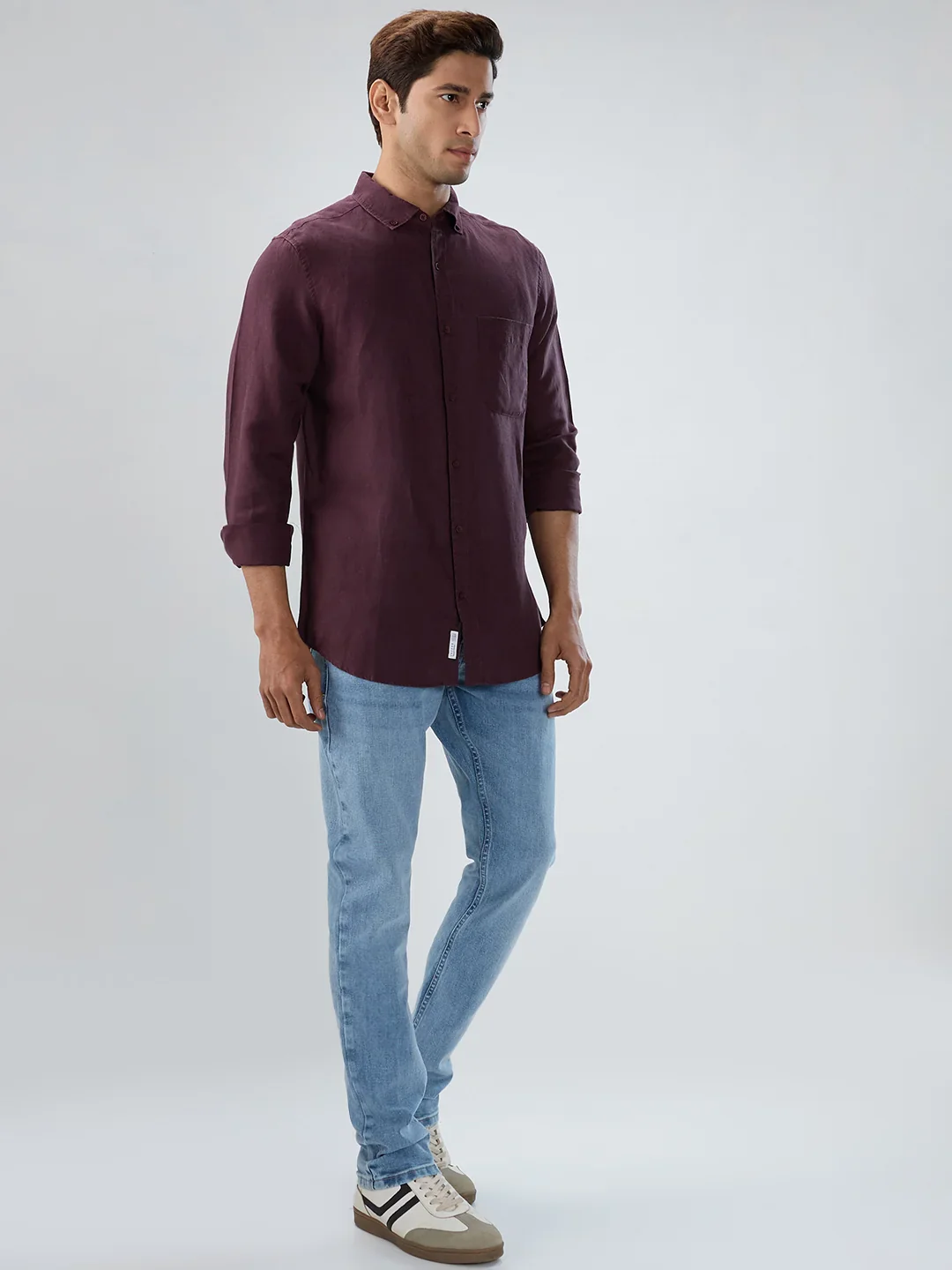 Men Nico Jeans Skinny Fit Light Blue Low Rise - Image 8