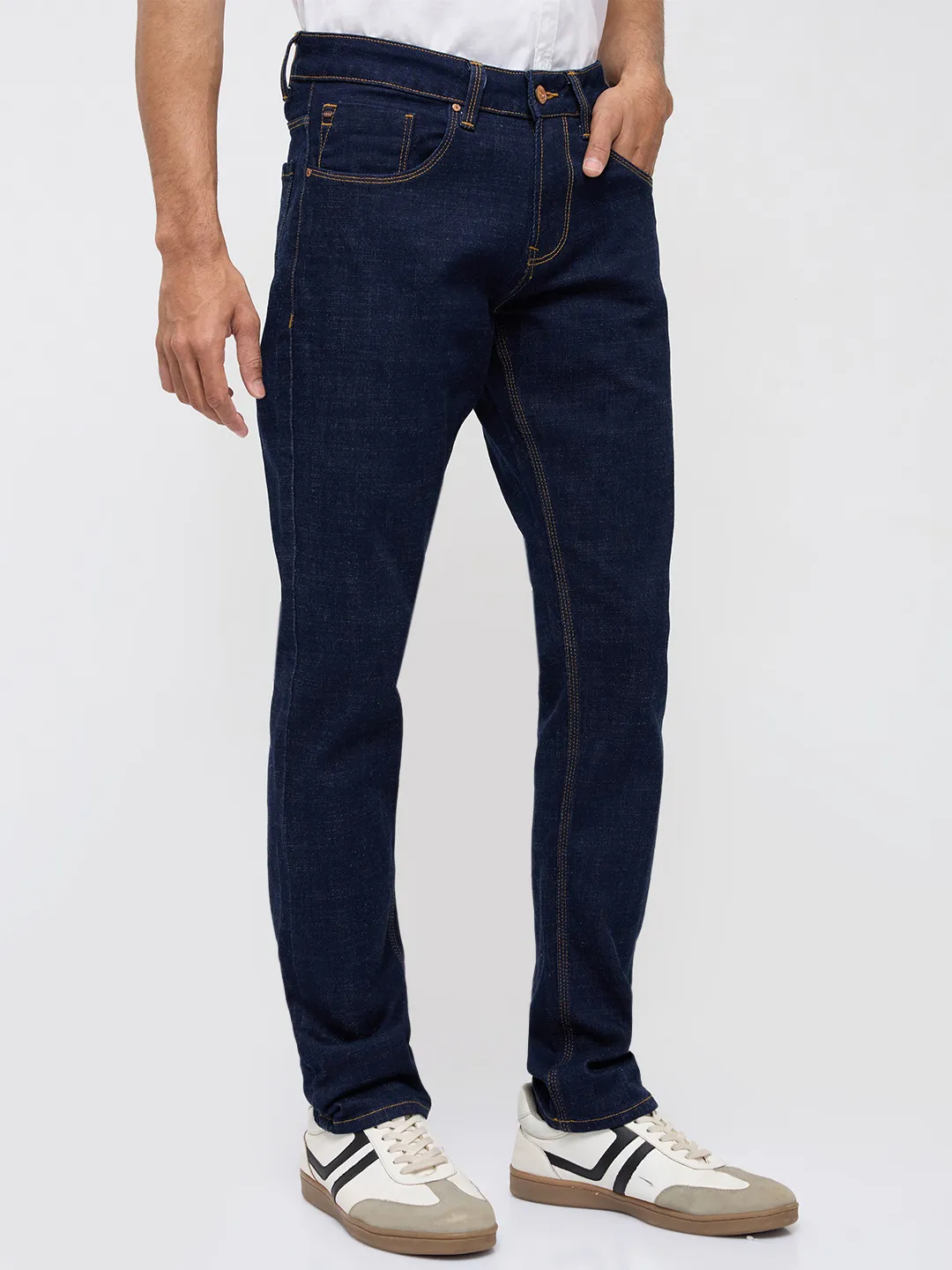Men Nico Jeans Slim Fit Blue Low Rise - Image 3