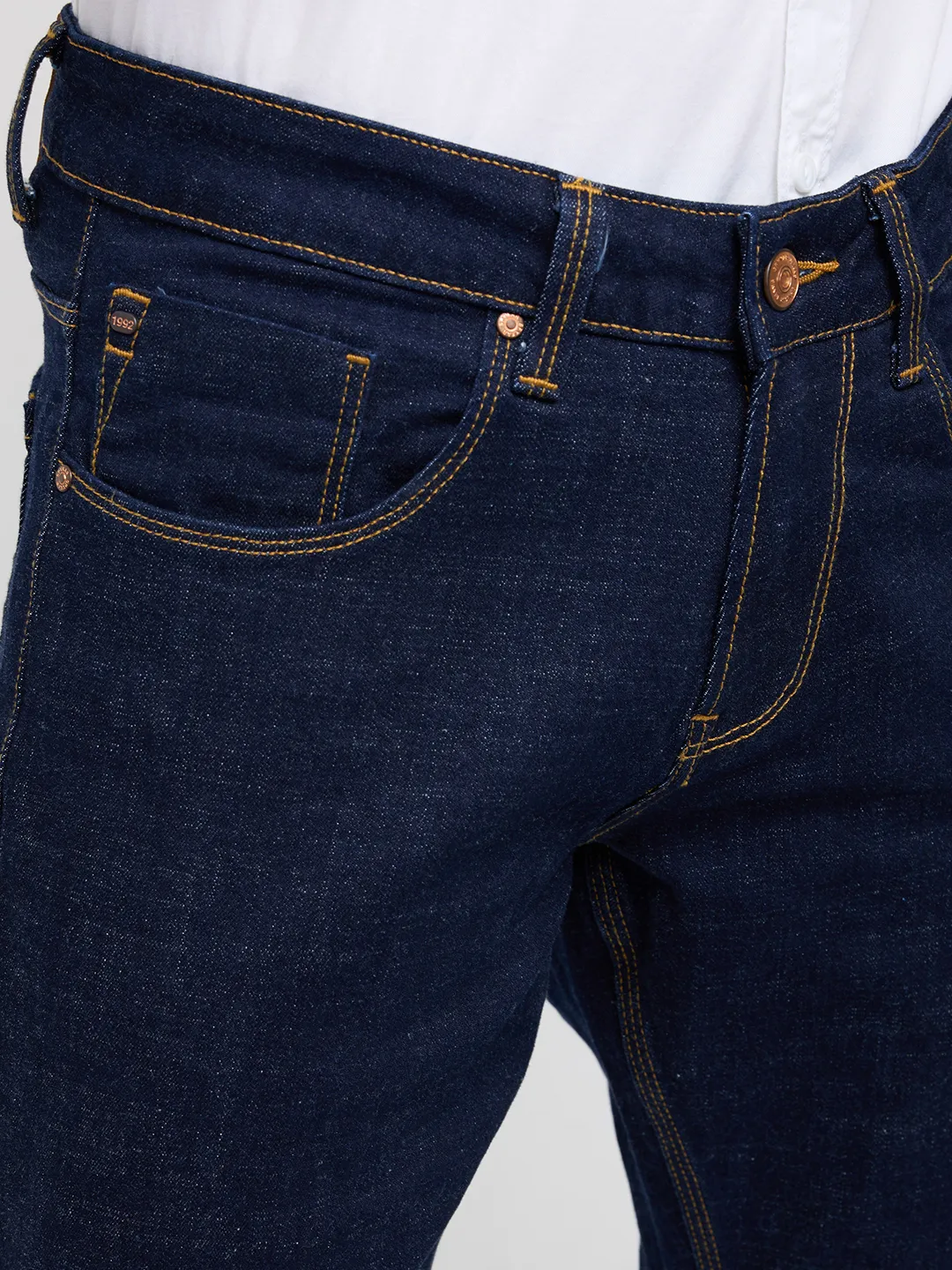 Men Nico Jeans Slim Fit Blue Low Rise - Image 6