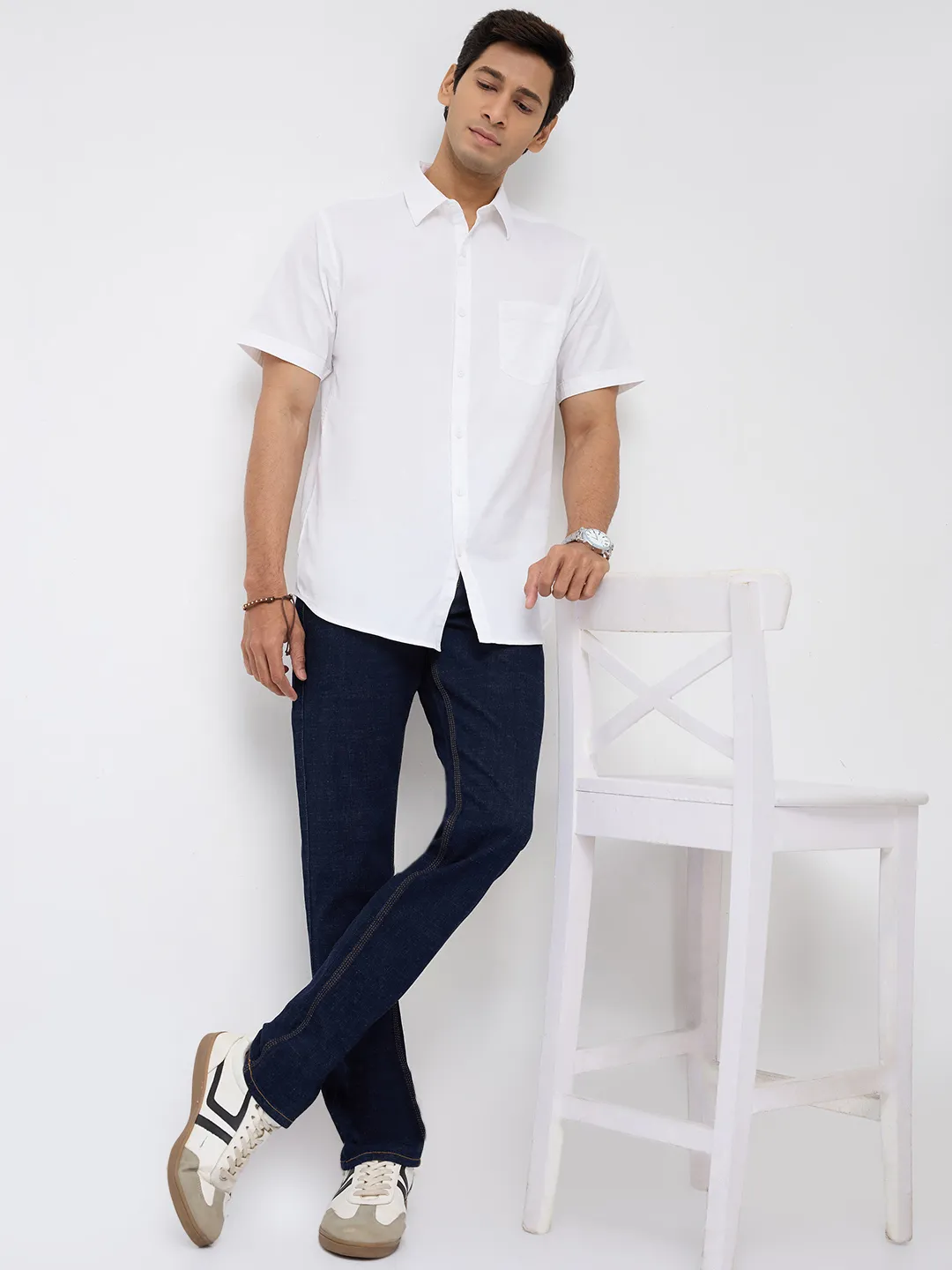 Men Nico Jeans Slim Fit Blue Low Rise - Image 7