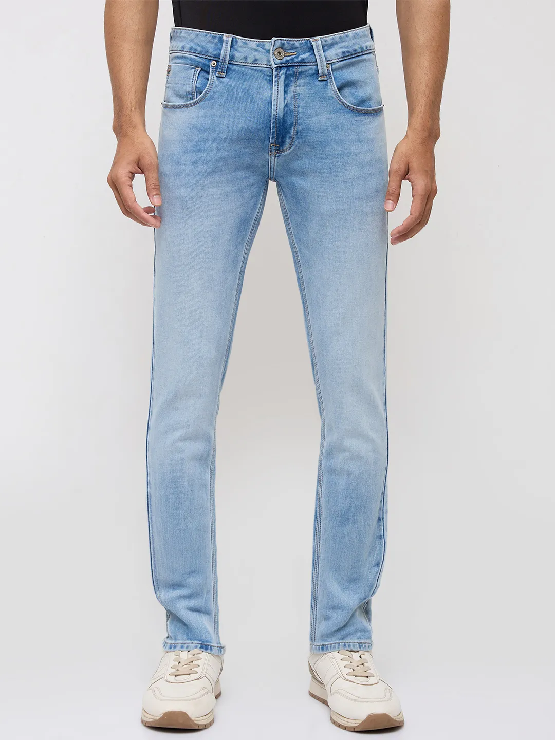 Men Nico Jeans Slim Fit Light Blue Low Rise - Image 2
