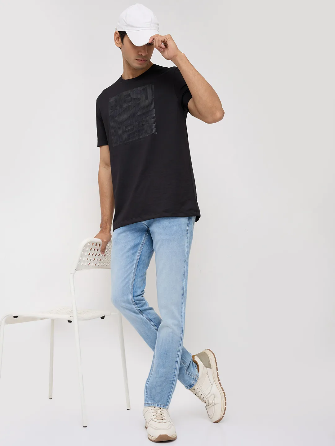 Men Nico Jeans Slim Fit Light Blue Low Rise - Image 6