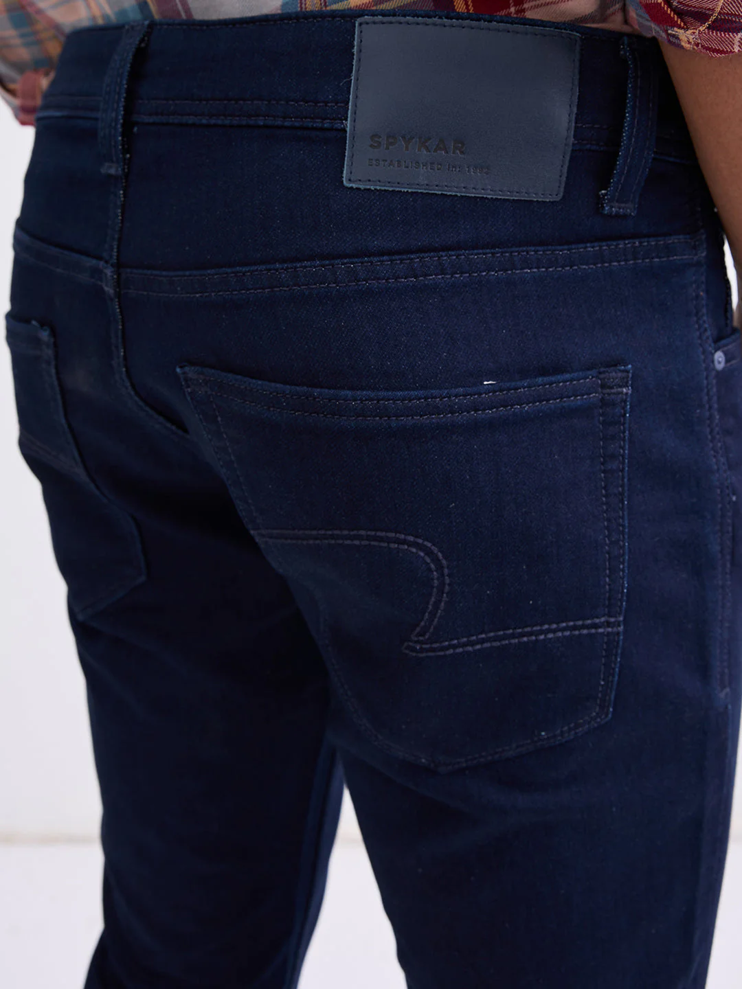 Men Jeans Slim Fit Blue Low Rise - Image 8