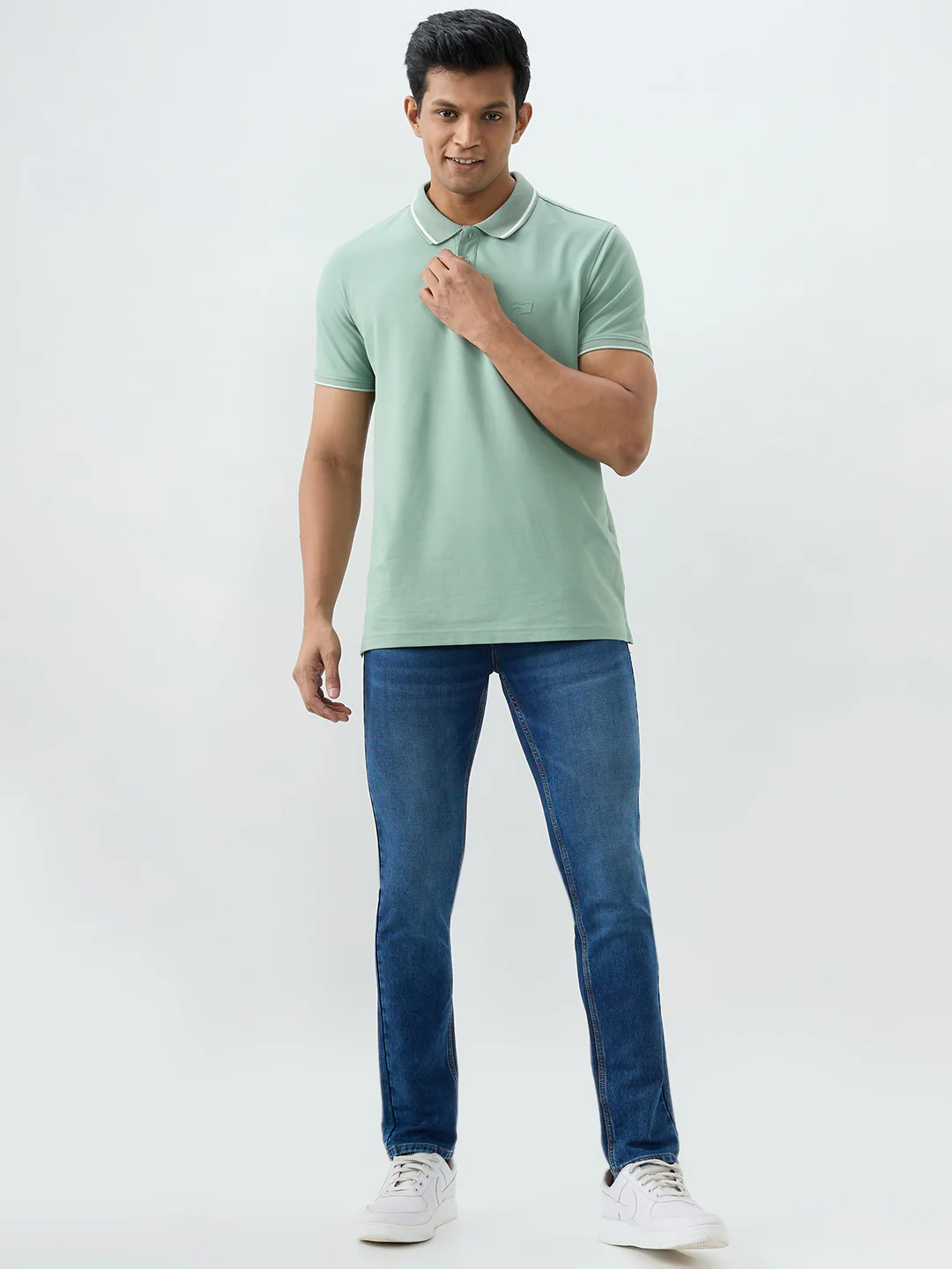 Men Kano Jeans Slim Fit Blue Low Rise - Image 5
