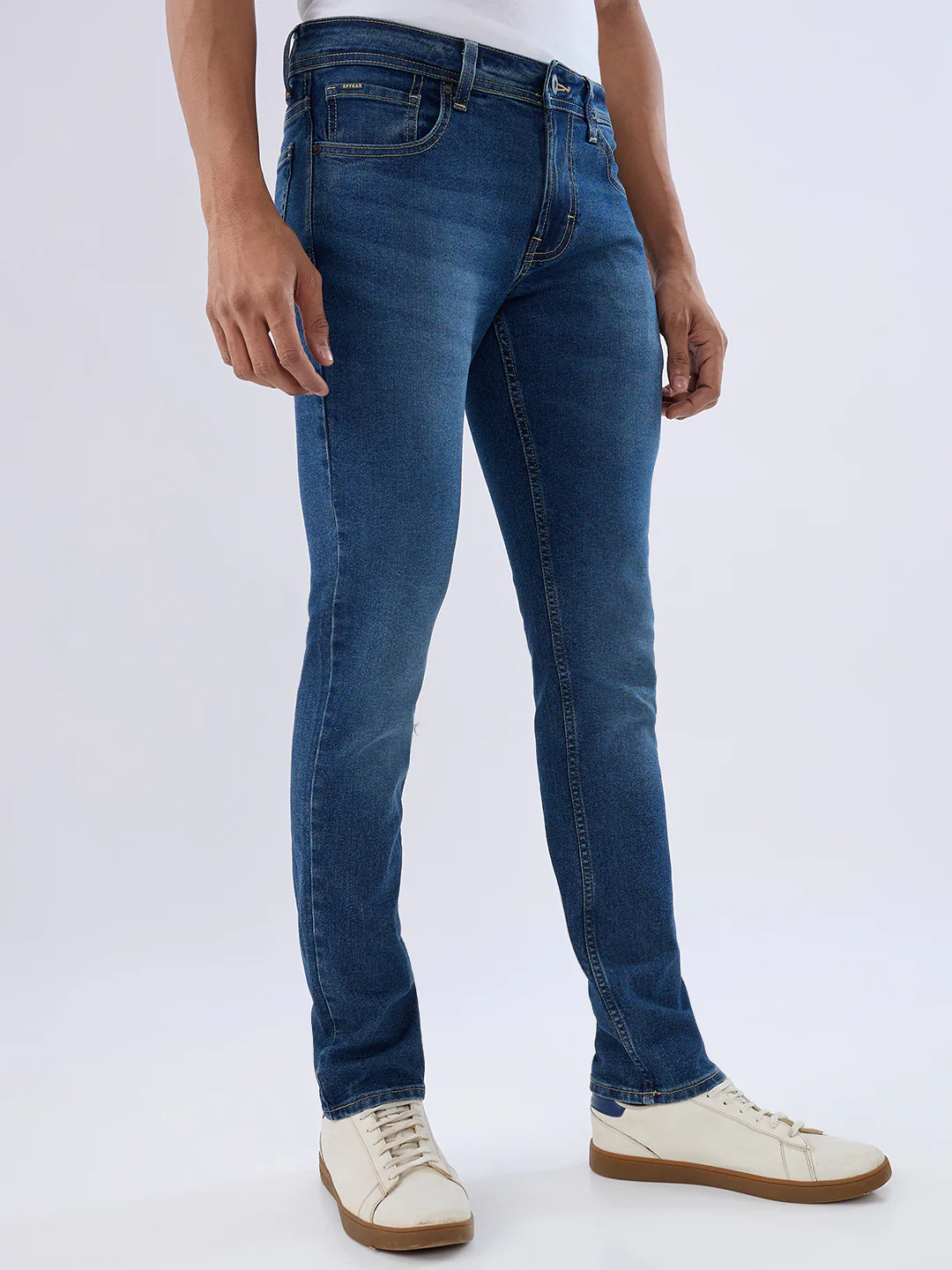 Men Kano Jeans Slim Fit Blue Low Rise - Image 2