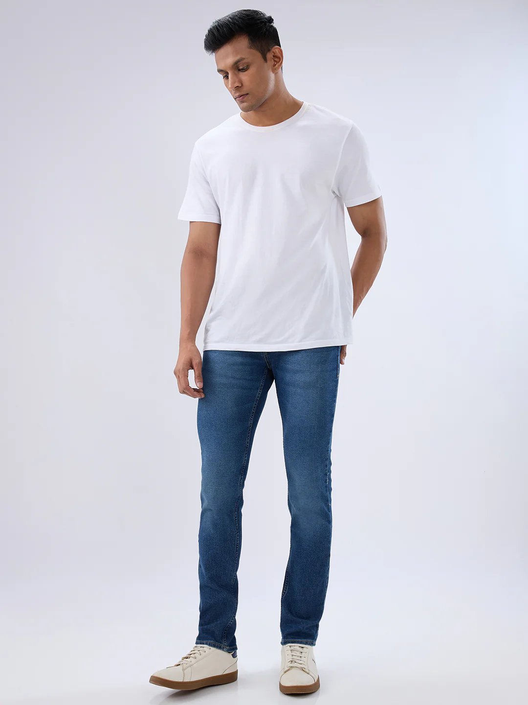 Men Kano Jeans Slim Fit Blue Low Rise - Image 5
