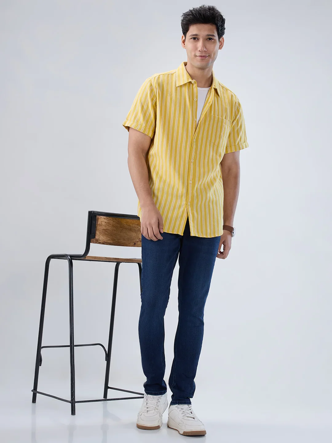 Men Diego Jeans Super Slim Fit Dark Blue Low Rise - Image 8