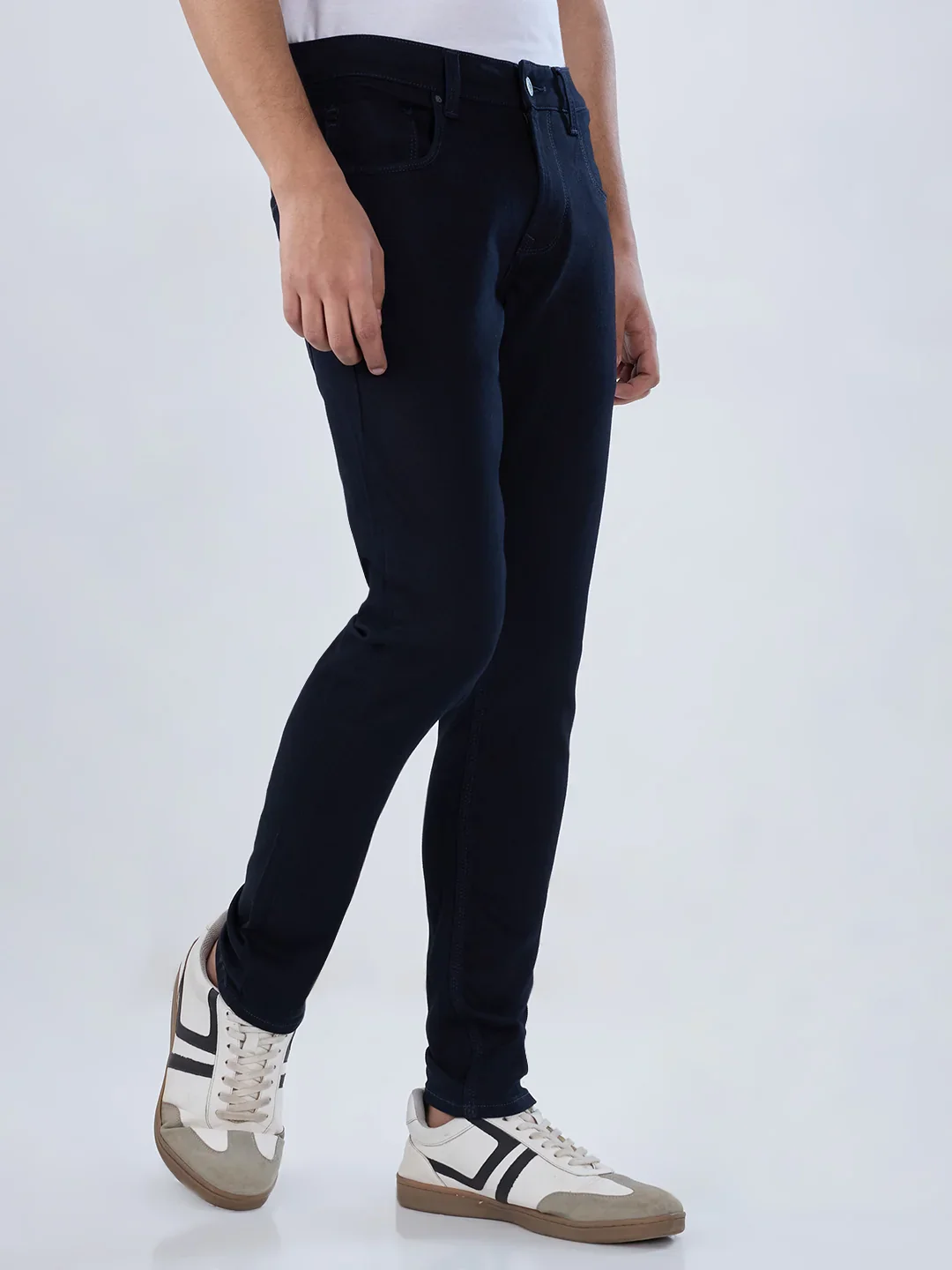 Men Diego Jeans Super Slim Fit Blue Low Rise - Image 3