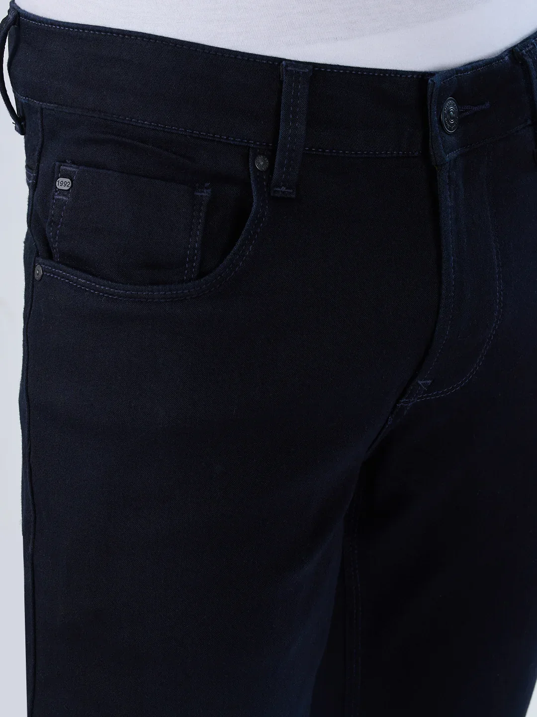 Men Diego Jeans Super Slim Fit Blue Low Rise - Image 4