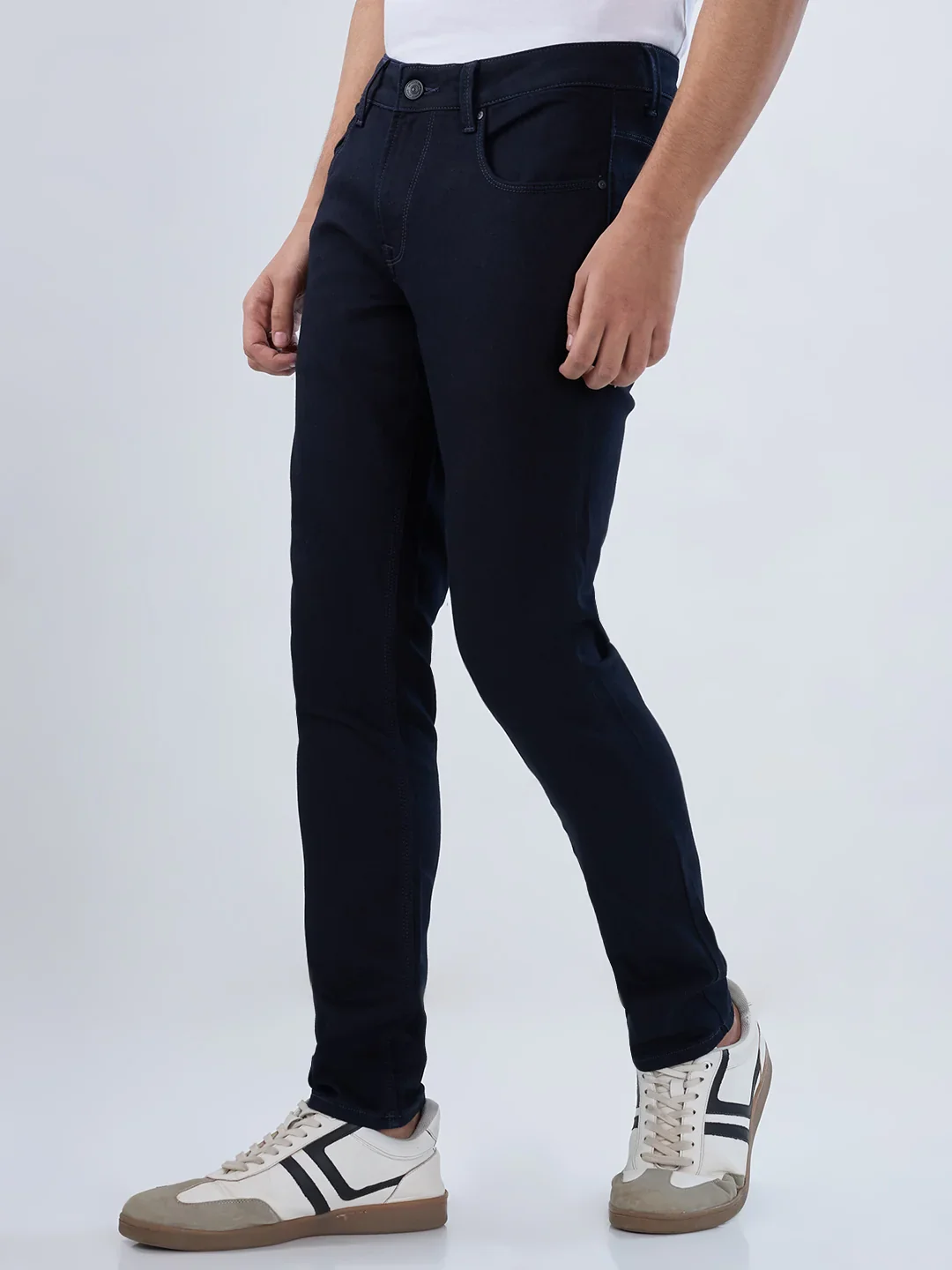 Men Diego Jeans Super Slim Fit Blue Low Rise - Image 5