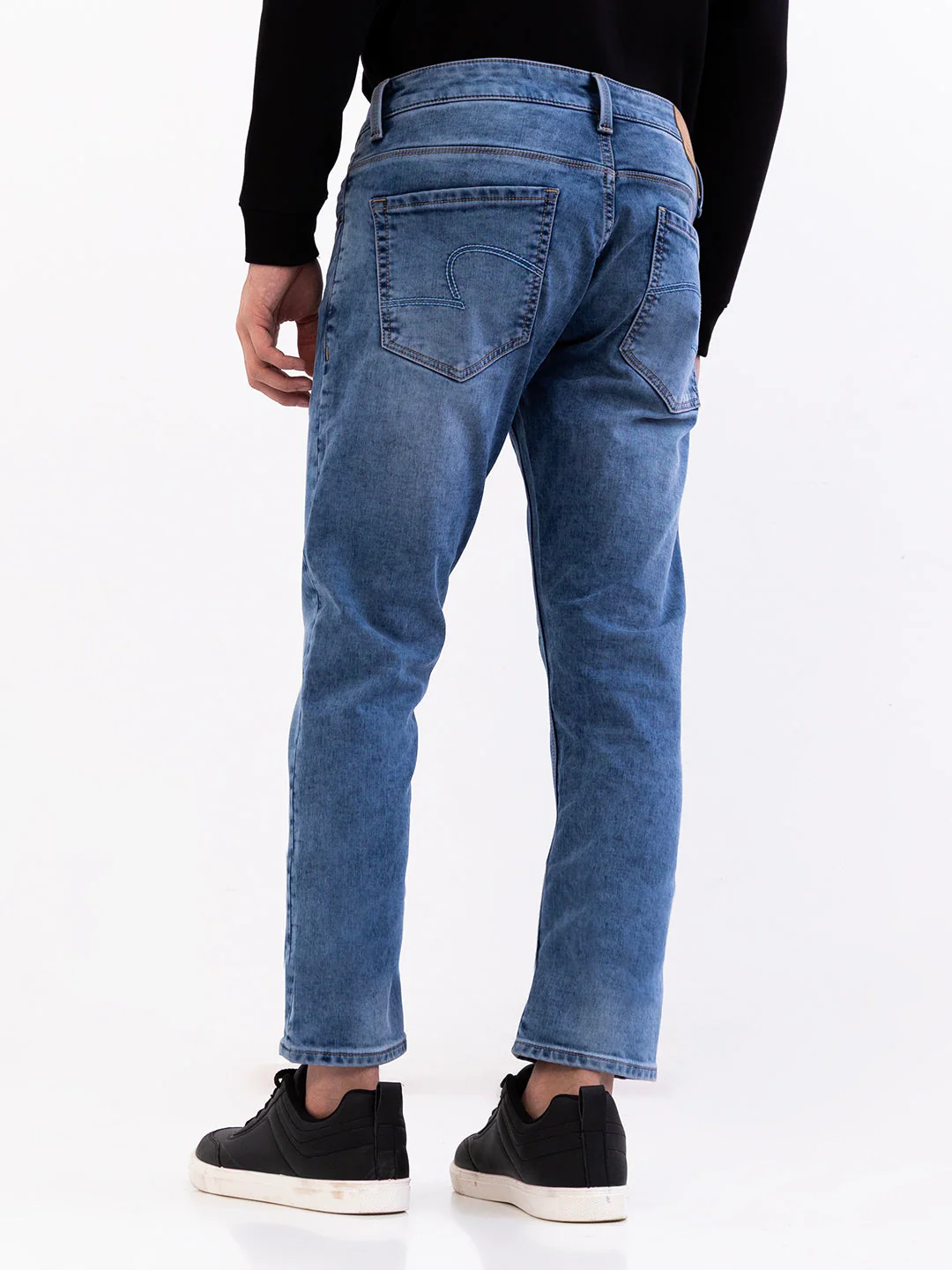 Men Diego Jeans Super Slim Fit Light Blue Low Rise - Image 5
