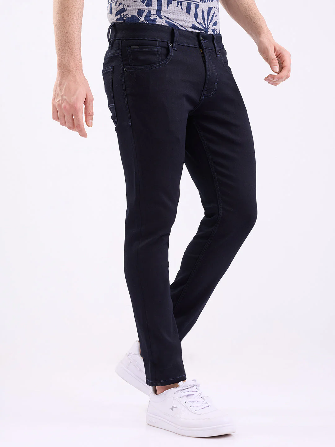 Men Diego Jeans Super Slim Fit Blue Low Rise - Image 3