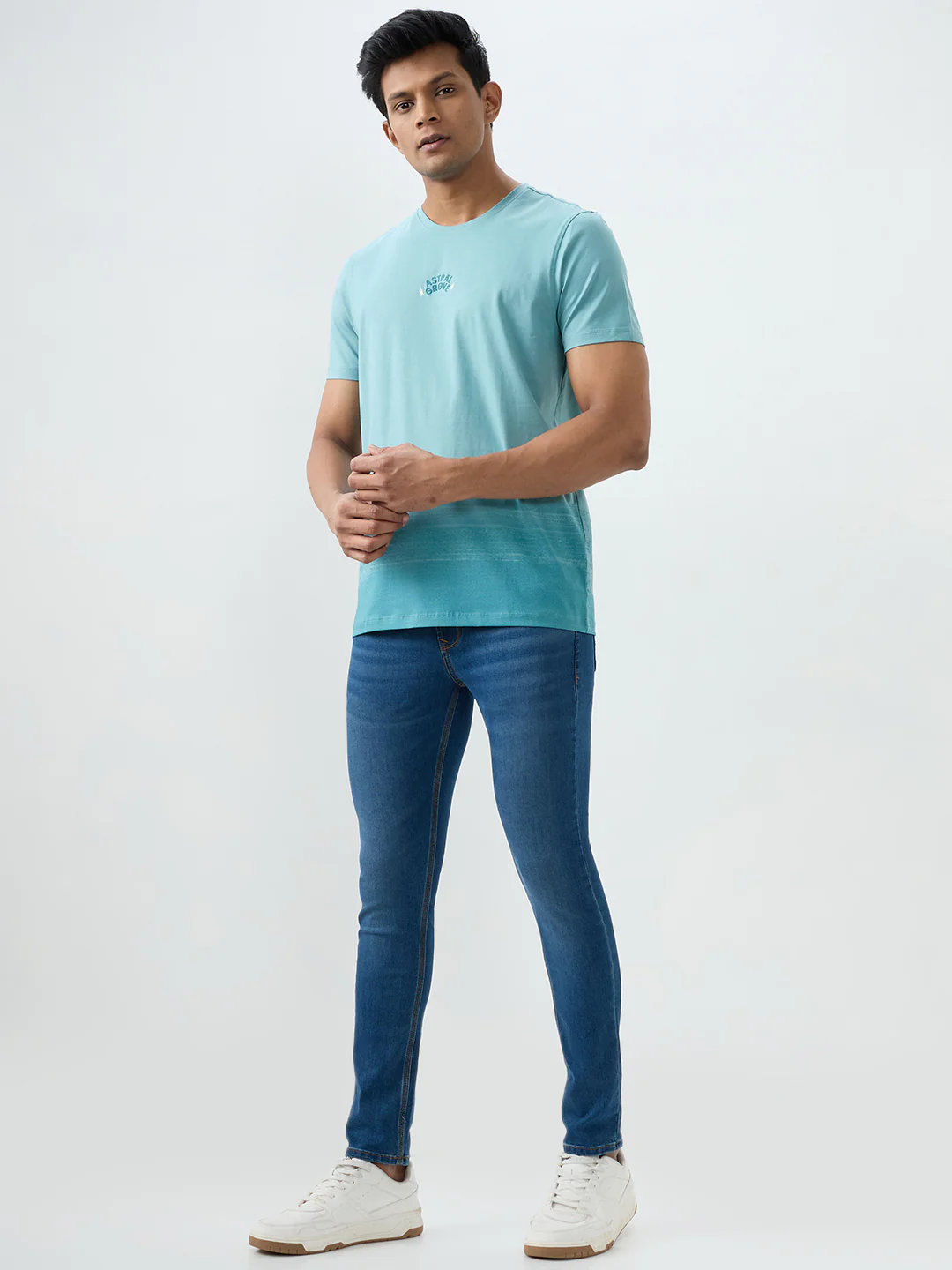 Men Diego Jeans Super Slim Fit Blue Low Rise - Image 5