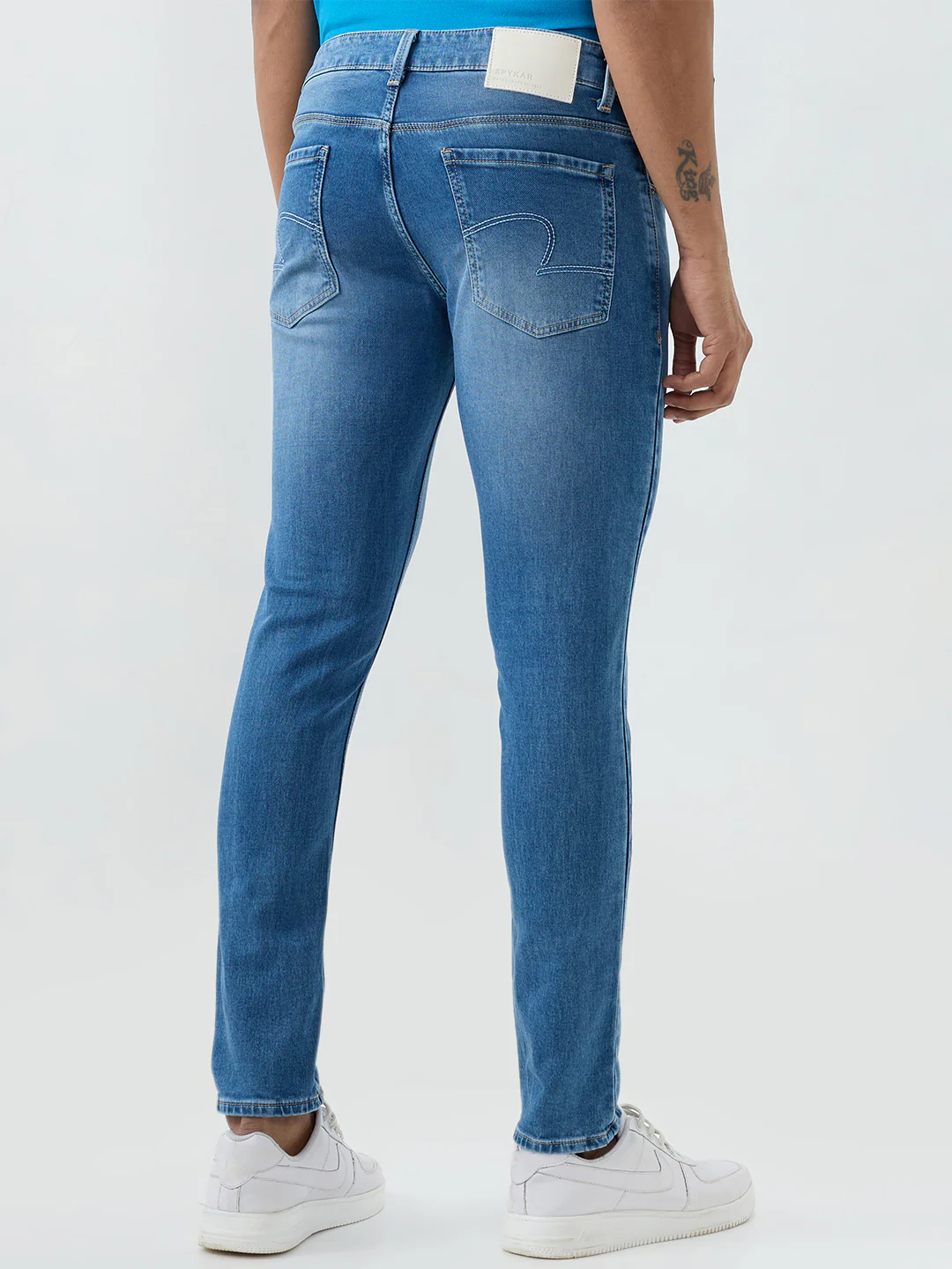 Men Diego Jeans Super Slim Fit Blue Low Rise - Image 4