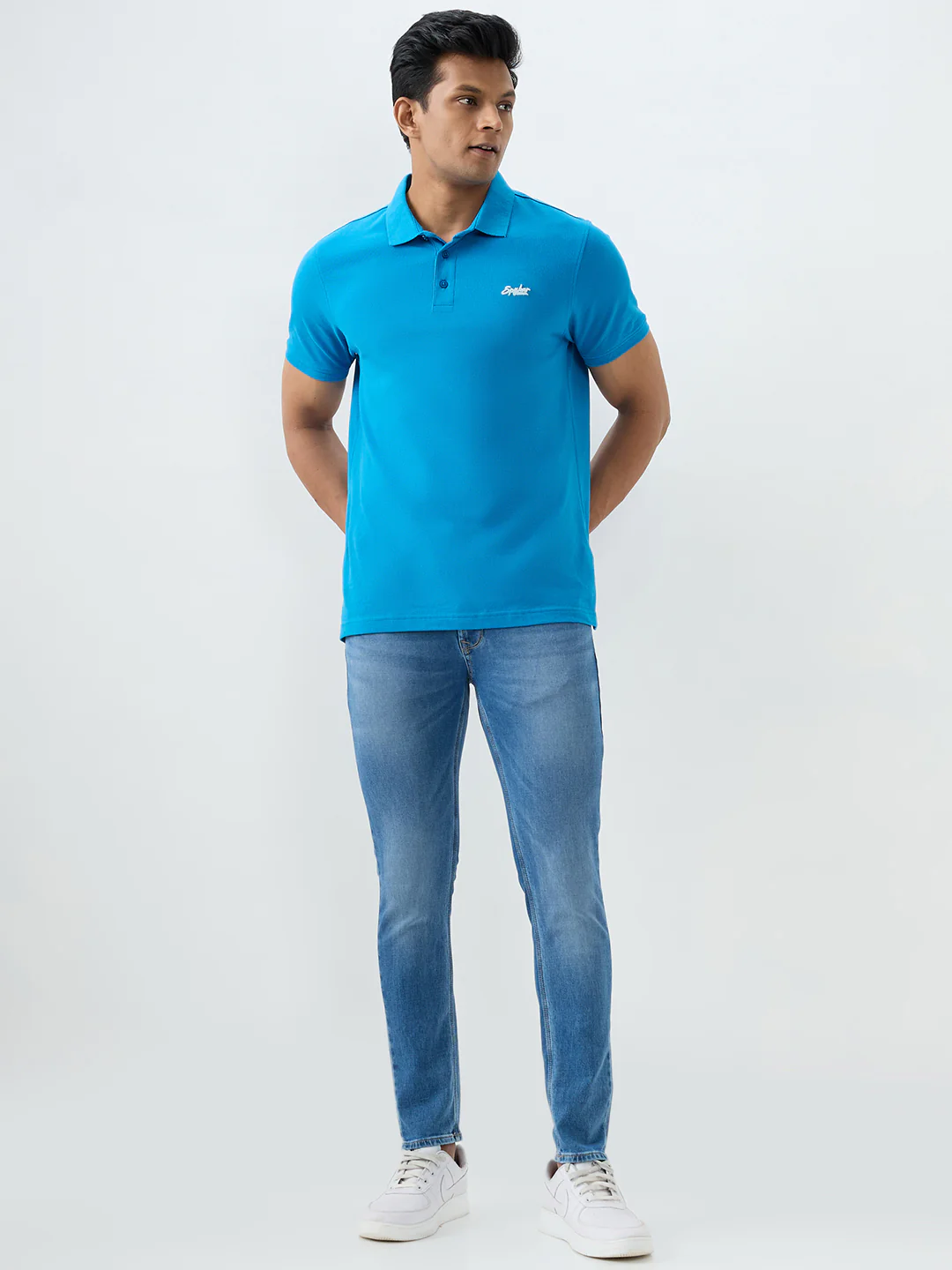Men Diego Jeans Super Slim Fit Blue Low Rise - Image 5