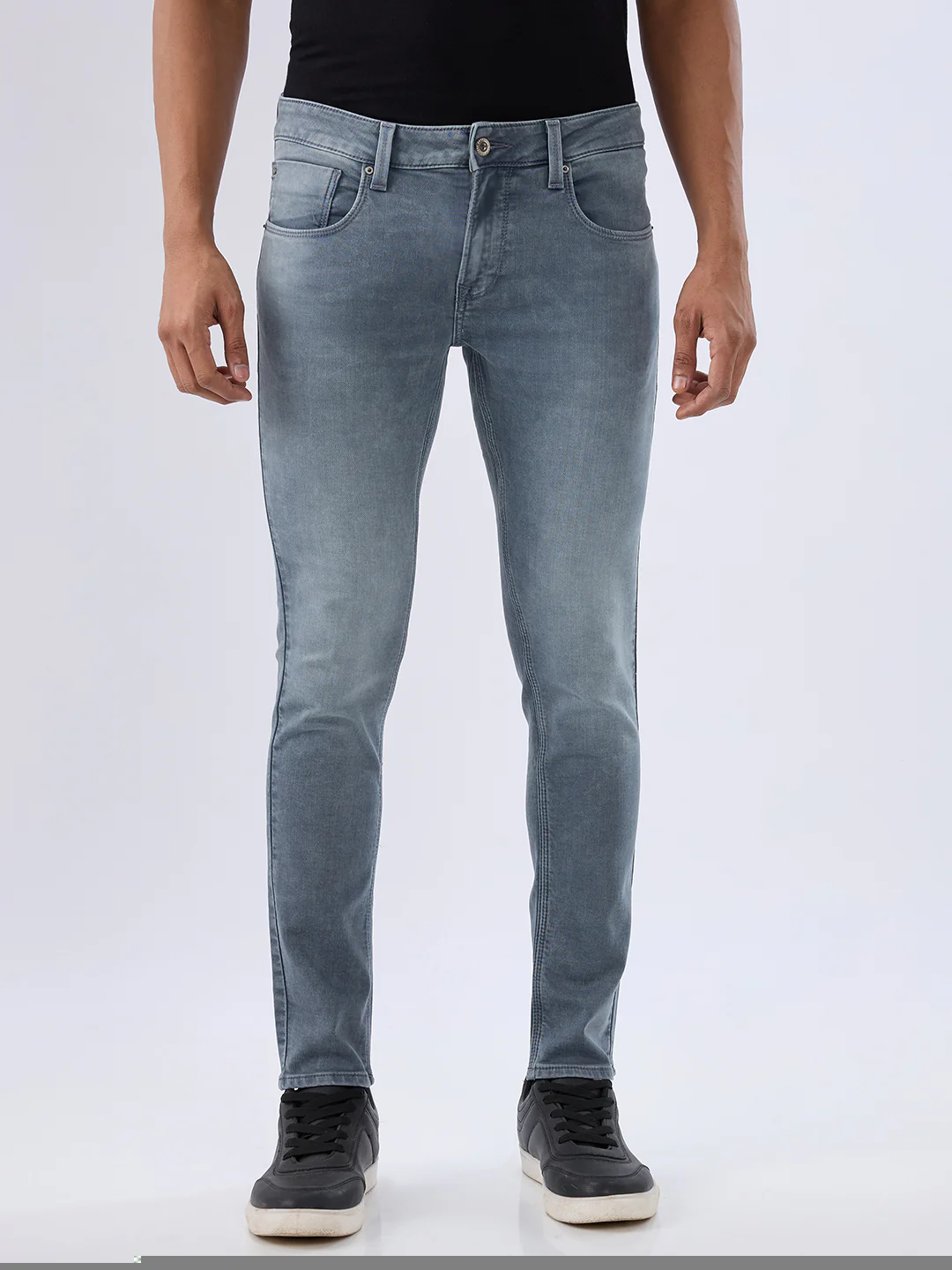 Men Diego Jeans Super Slim Fit Grey Low Rise