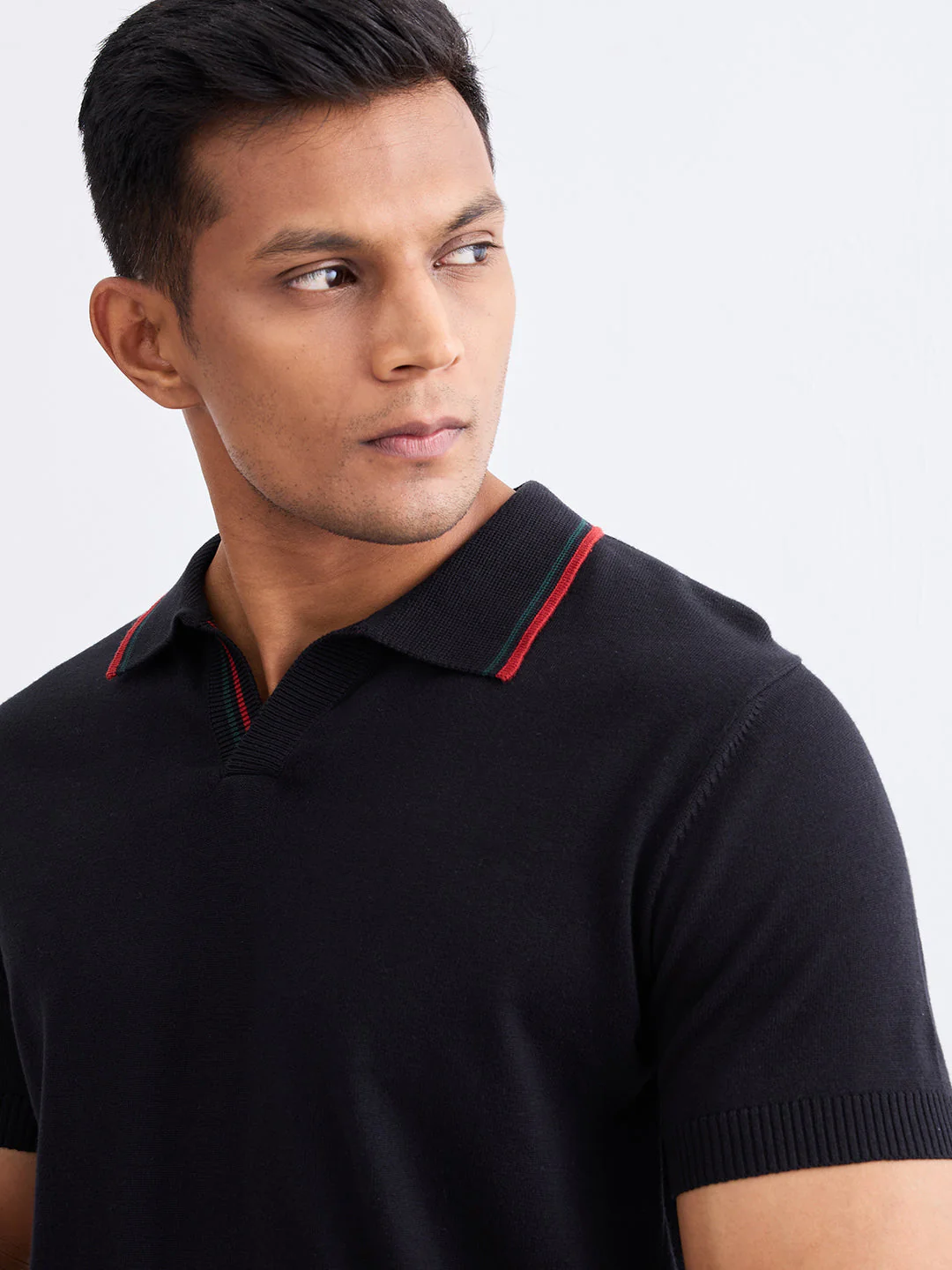 Men Sweater Black Slim Fit - Image 6
