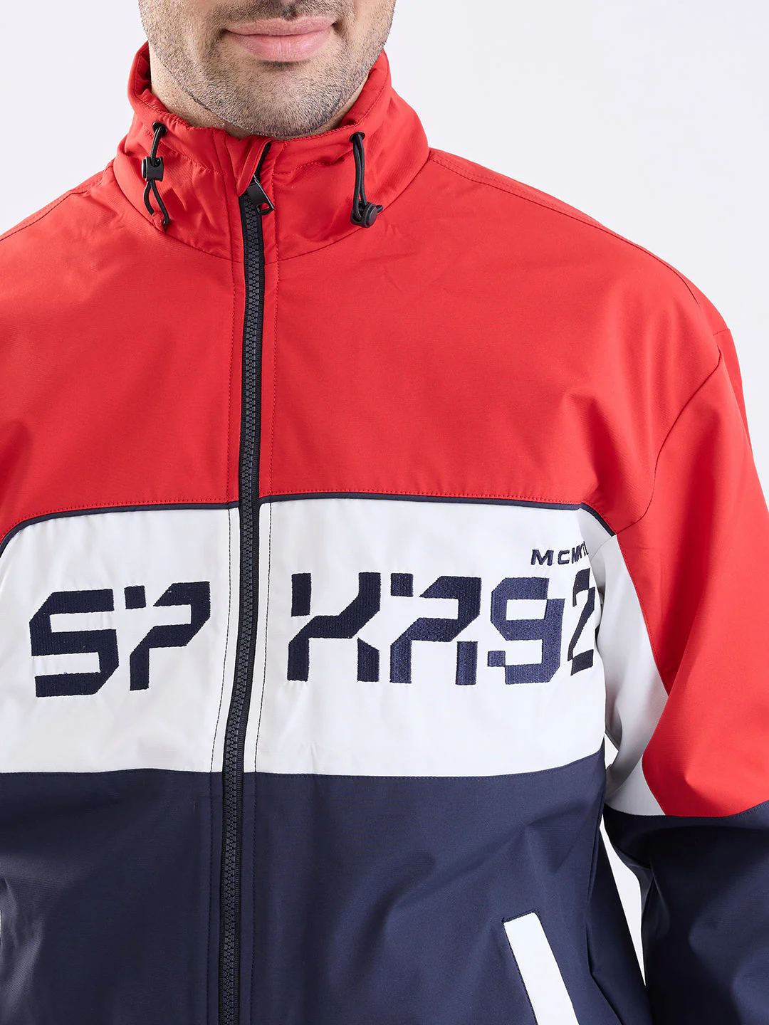 Men Jacket Red Straight Fit - Image 6