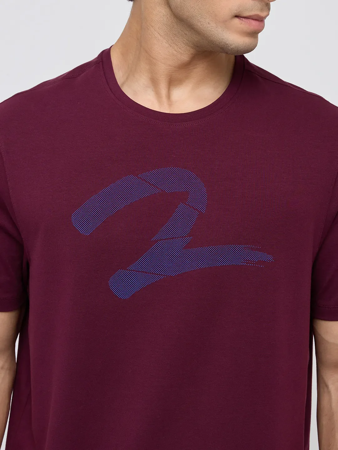 Men T-Shirt Graphic Red Regular Fit - Image 6
