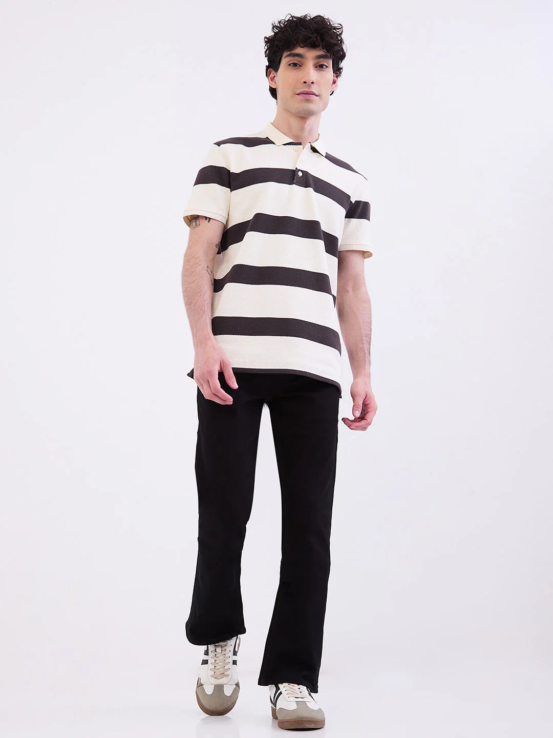 Men T-Shirt Grey Slim Fit - Image 5