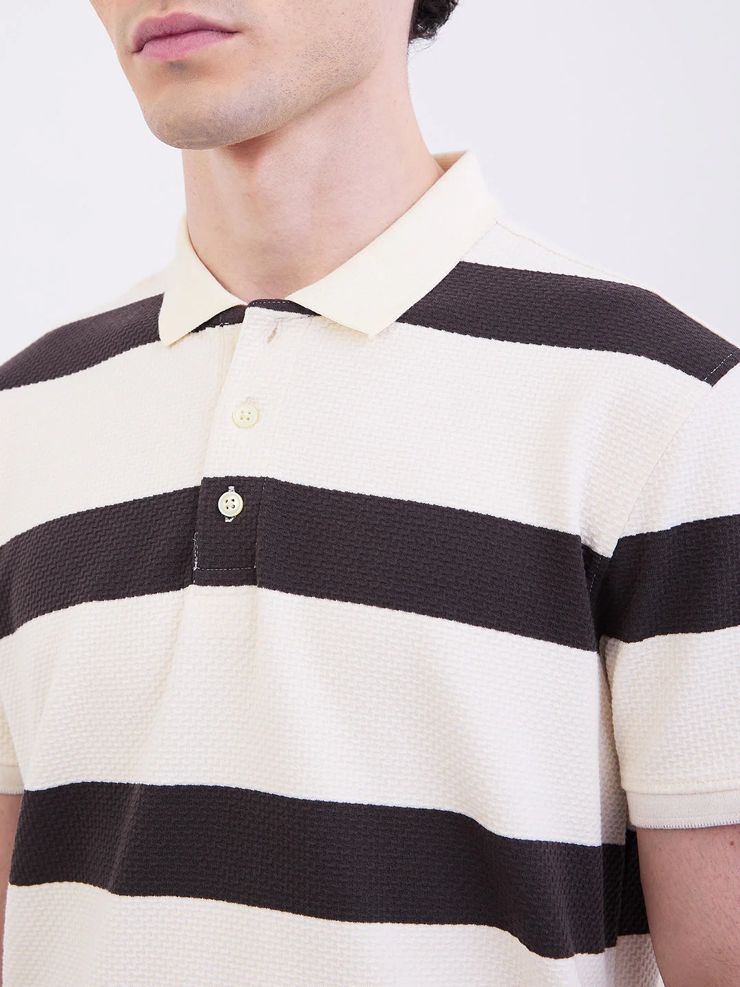 Men T-Shirt Grey Slim Fit - Image 6