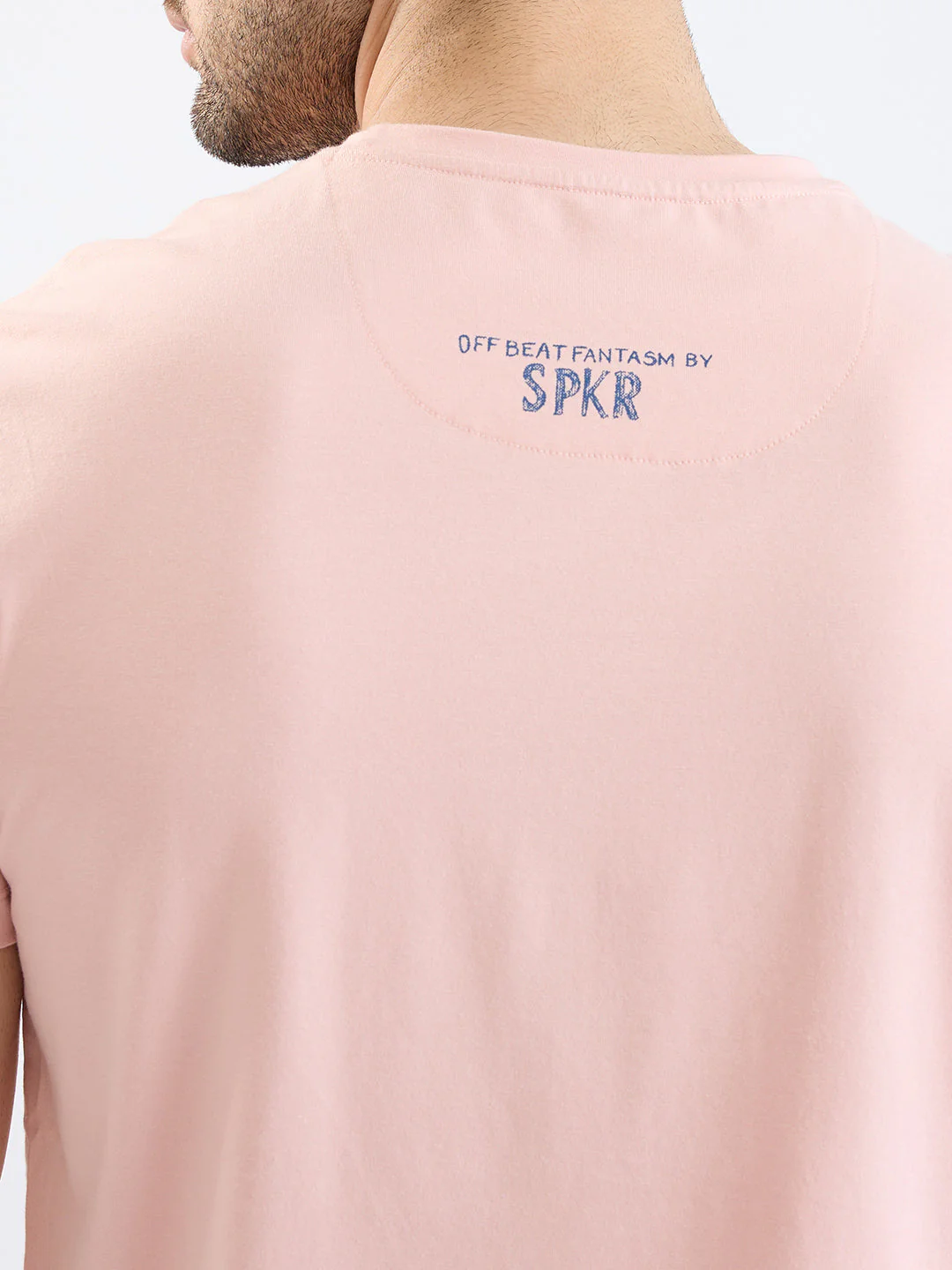 Men T-Shirt Pink Slim Fit - Image 8