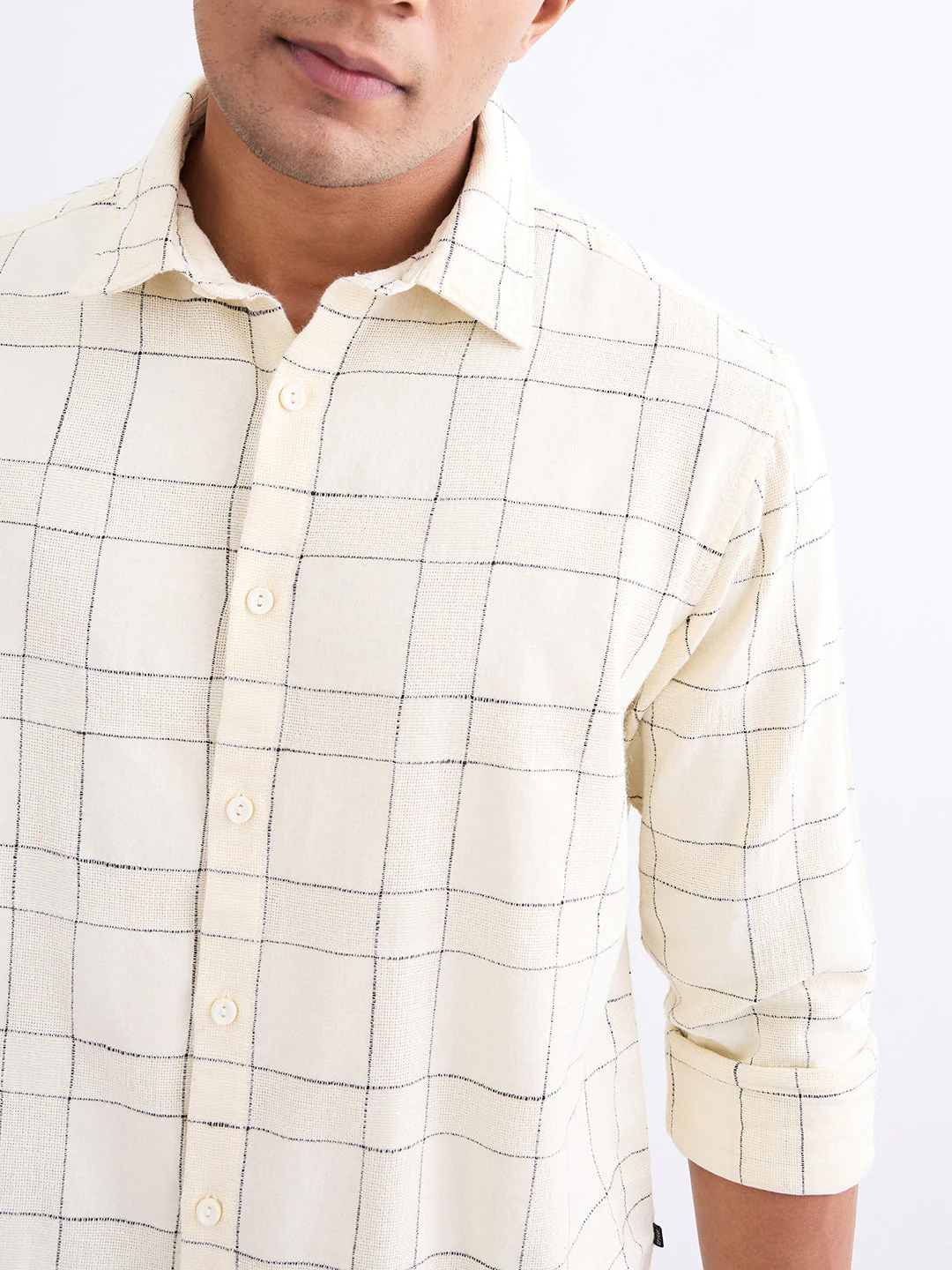 Men Shirt White Slim Fit - Image 6