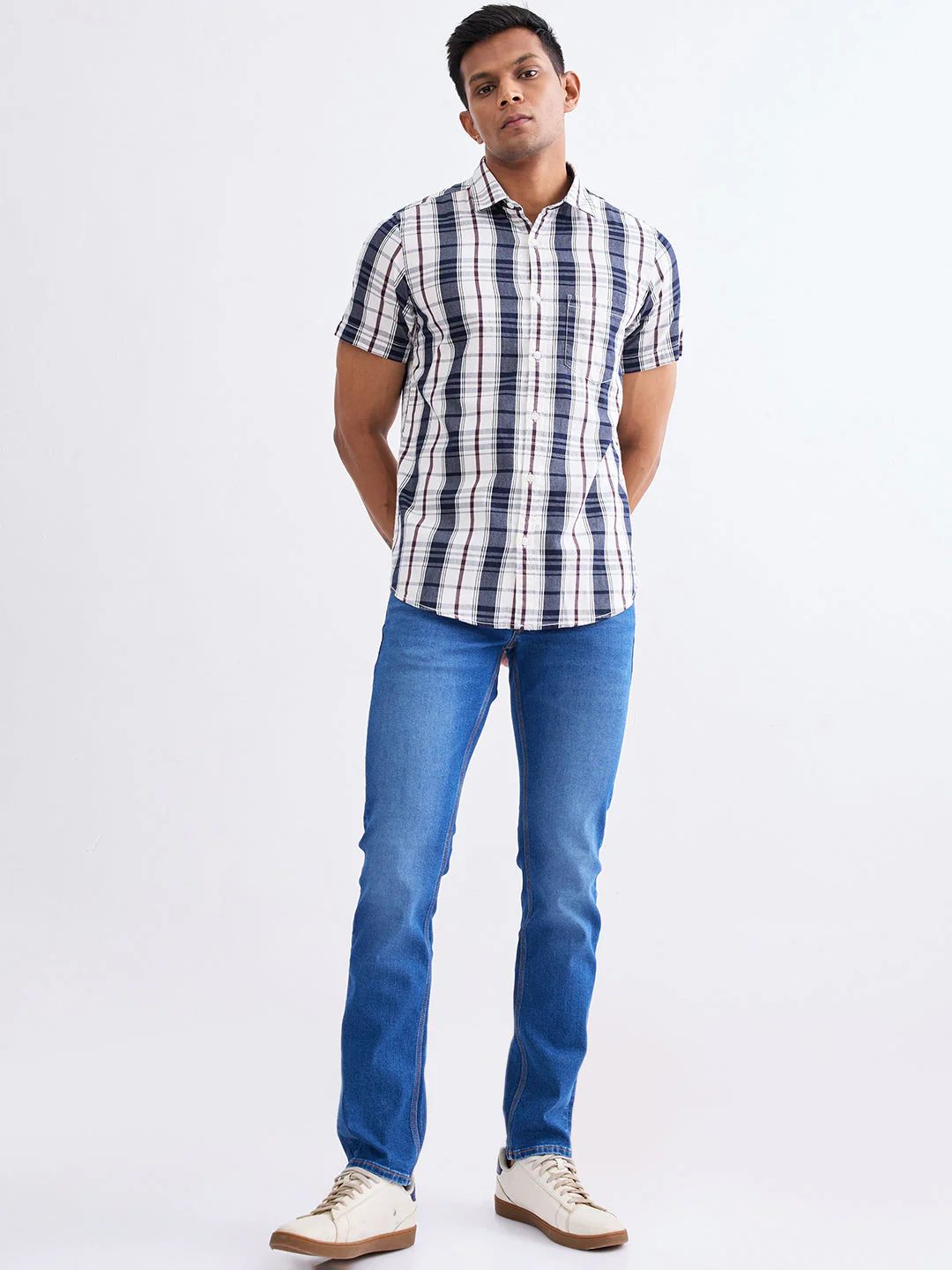 Men Shirt White Slim Fit - Image 5