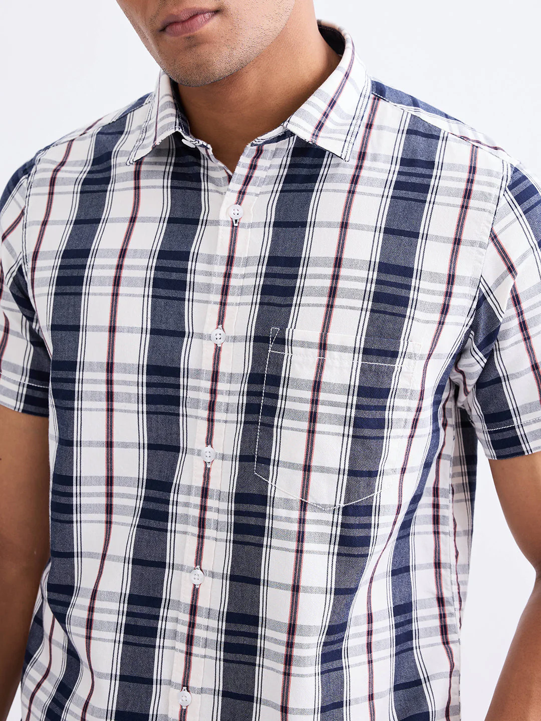 Men Shirt White Slim Fit - Image 6