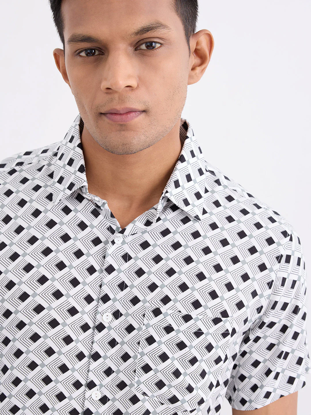Men Shirt White Slim Fit - Image 6