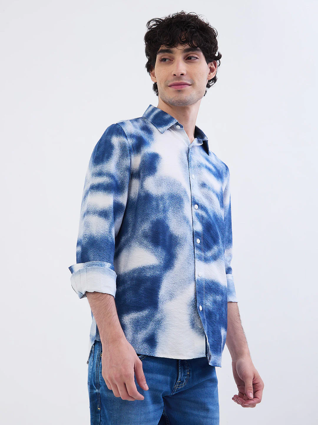 Men Shirt White Slim Fit