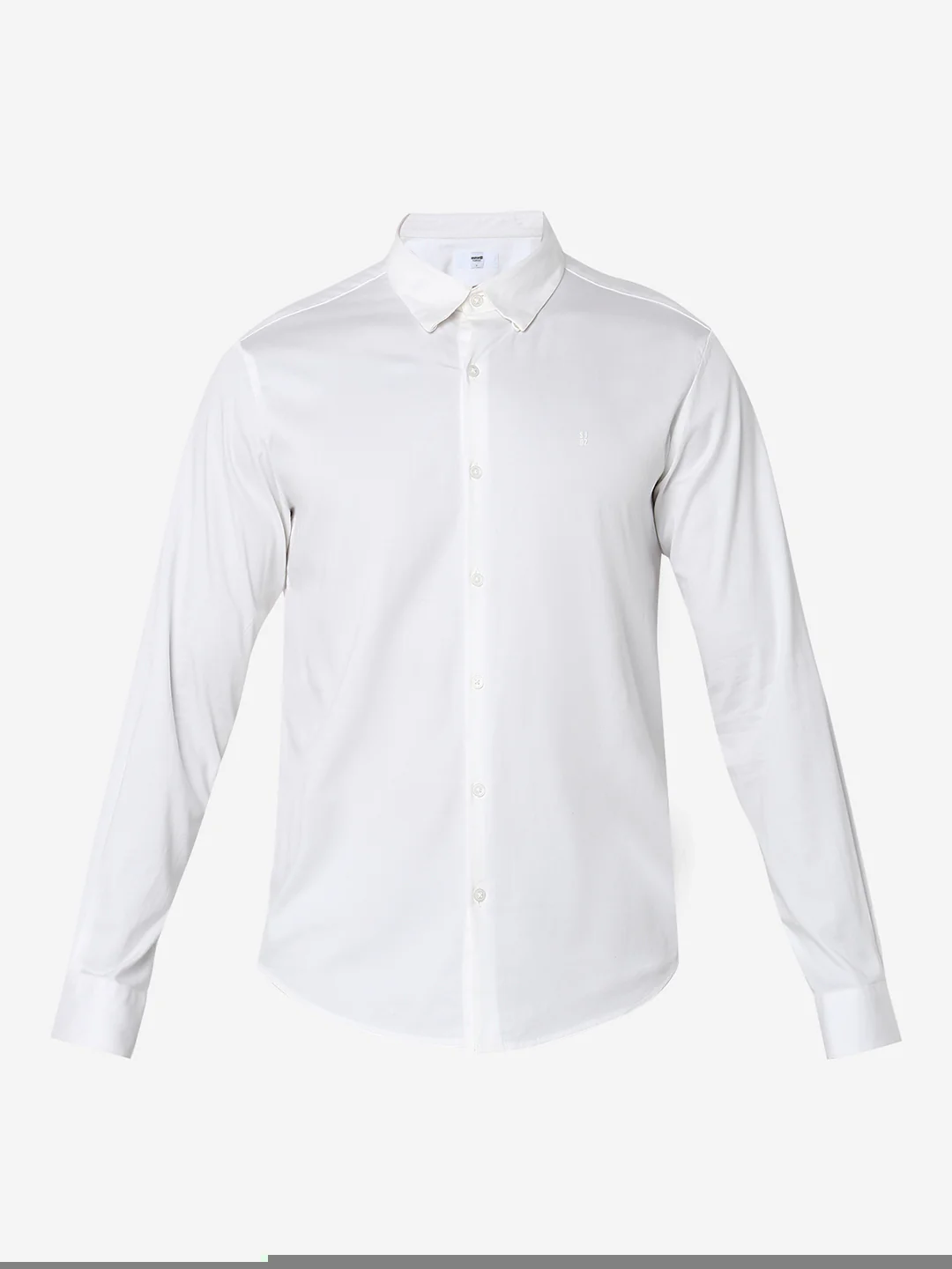 Men Shirt White Slim Fit - Image 7