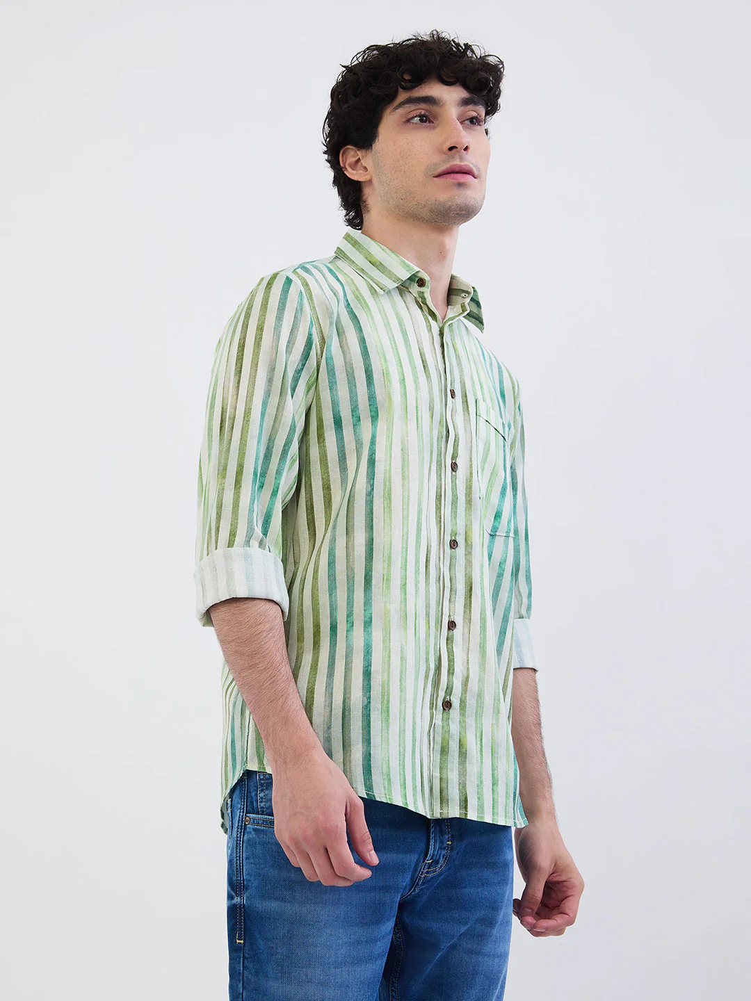 Men Shirt White Slim Fit